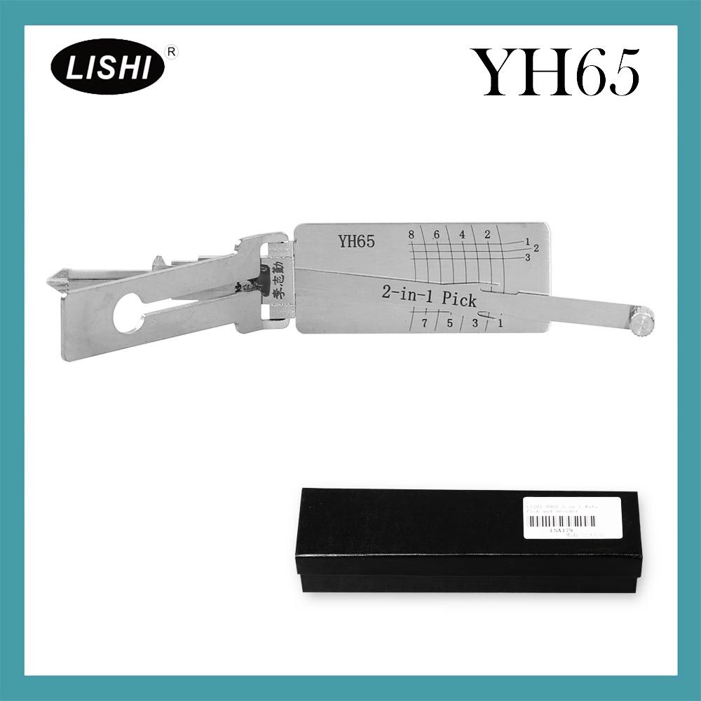LISHI HY65 2 en 1 Pick et décodeur automatique outil serrurier
