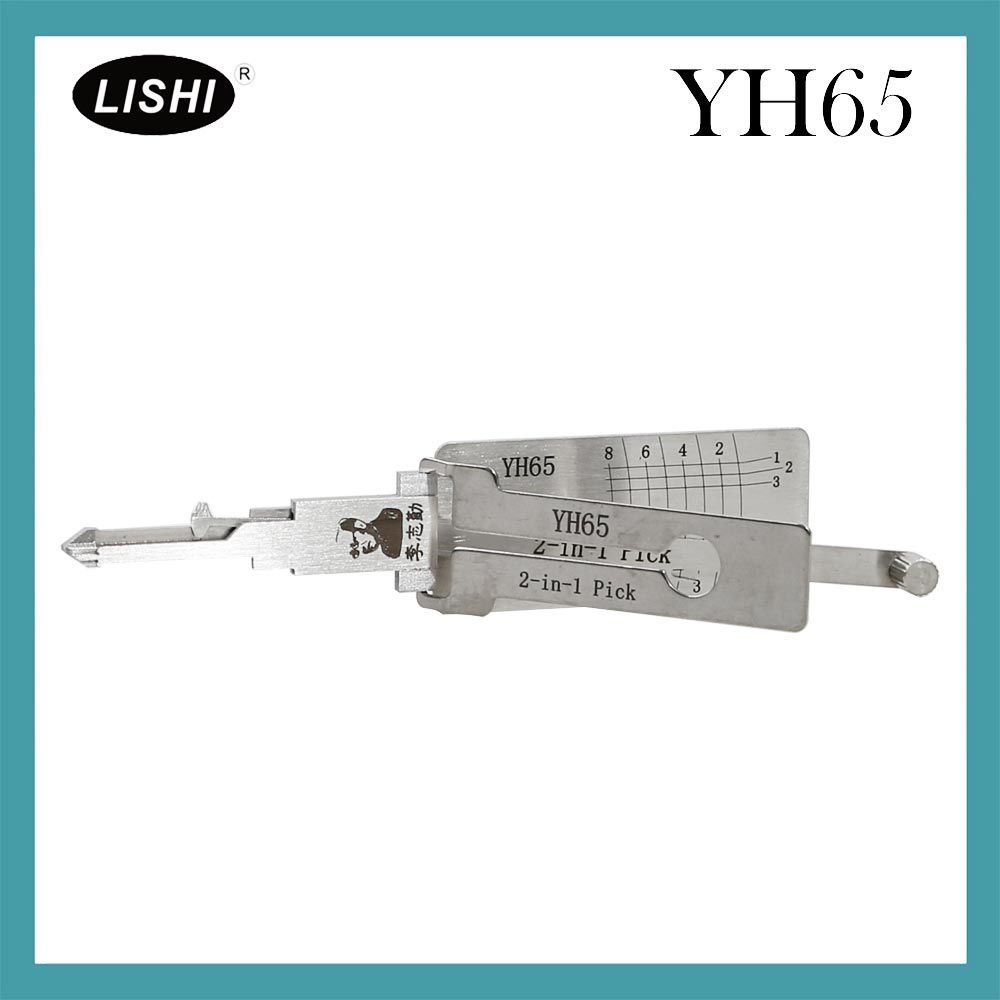 LISHI HY65 2 en 1 Pick et décodeur automatique outil serrurier