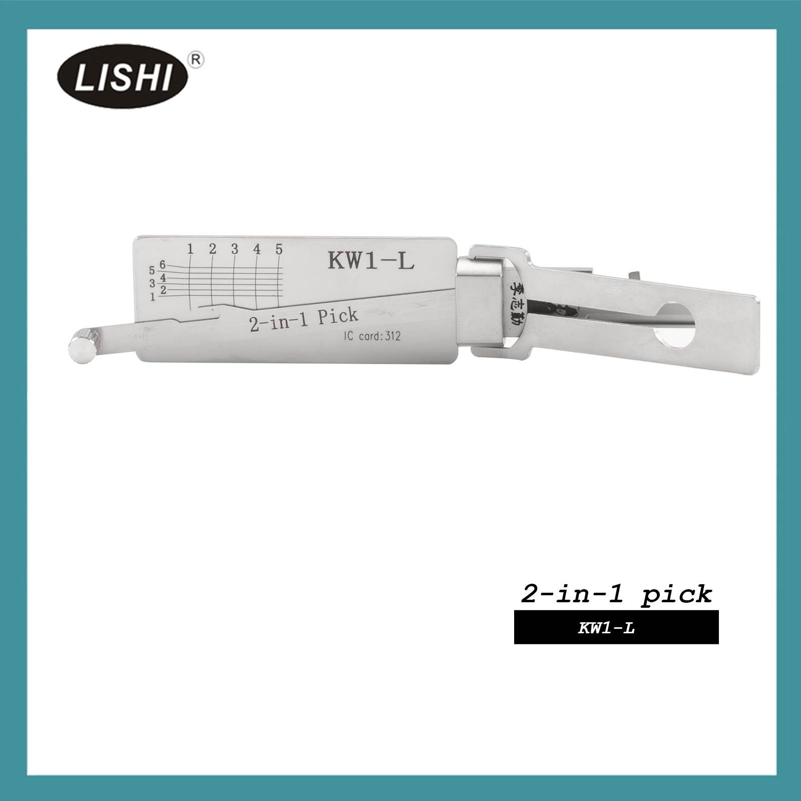 LISHI KW1-L Outil civil Pick et décodeur automatique