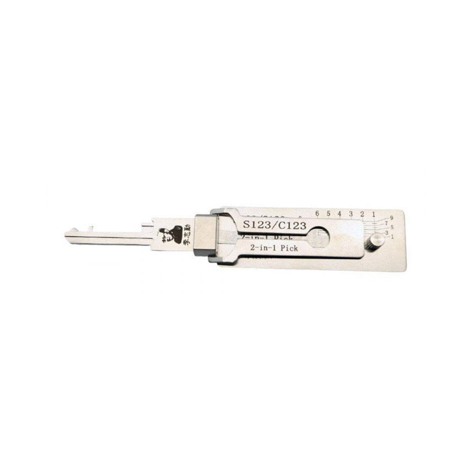 2025 LISHI S123/C123 Outil civil 2-en-1 Pick & Decoder pour serrures Schlage