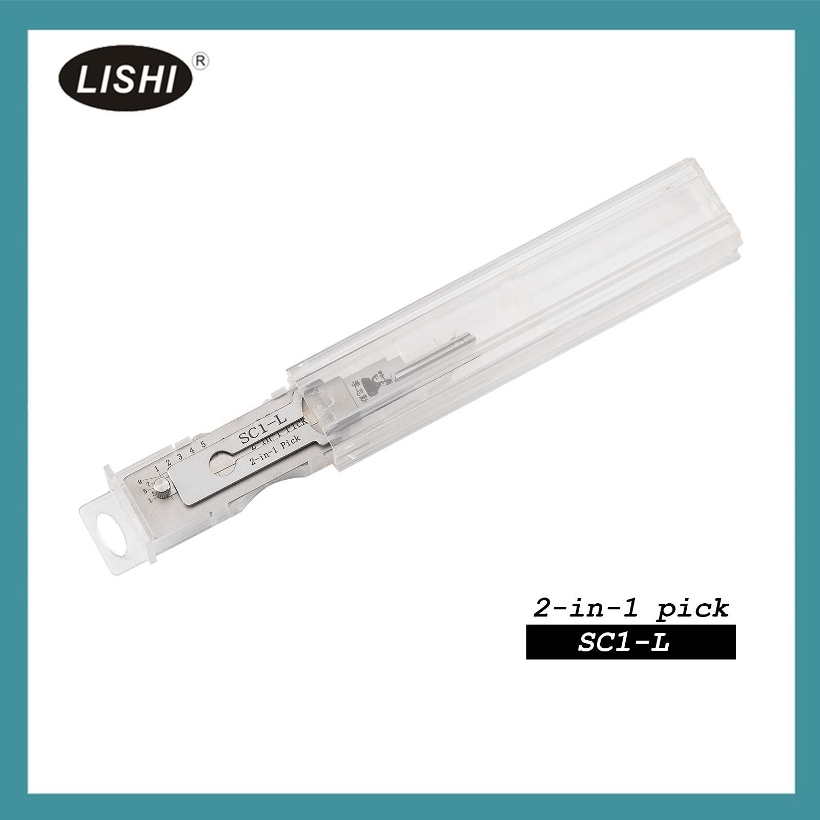 LISHI SC1-L Outil civil (manutention inverse) 2-en-1 Pick & Decoder pour 5-Pin Schlage Keyway