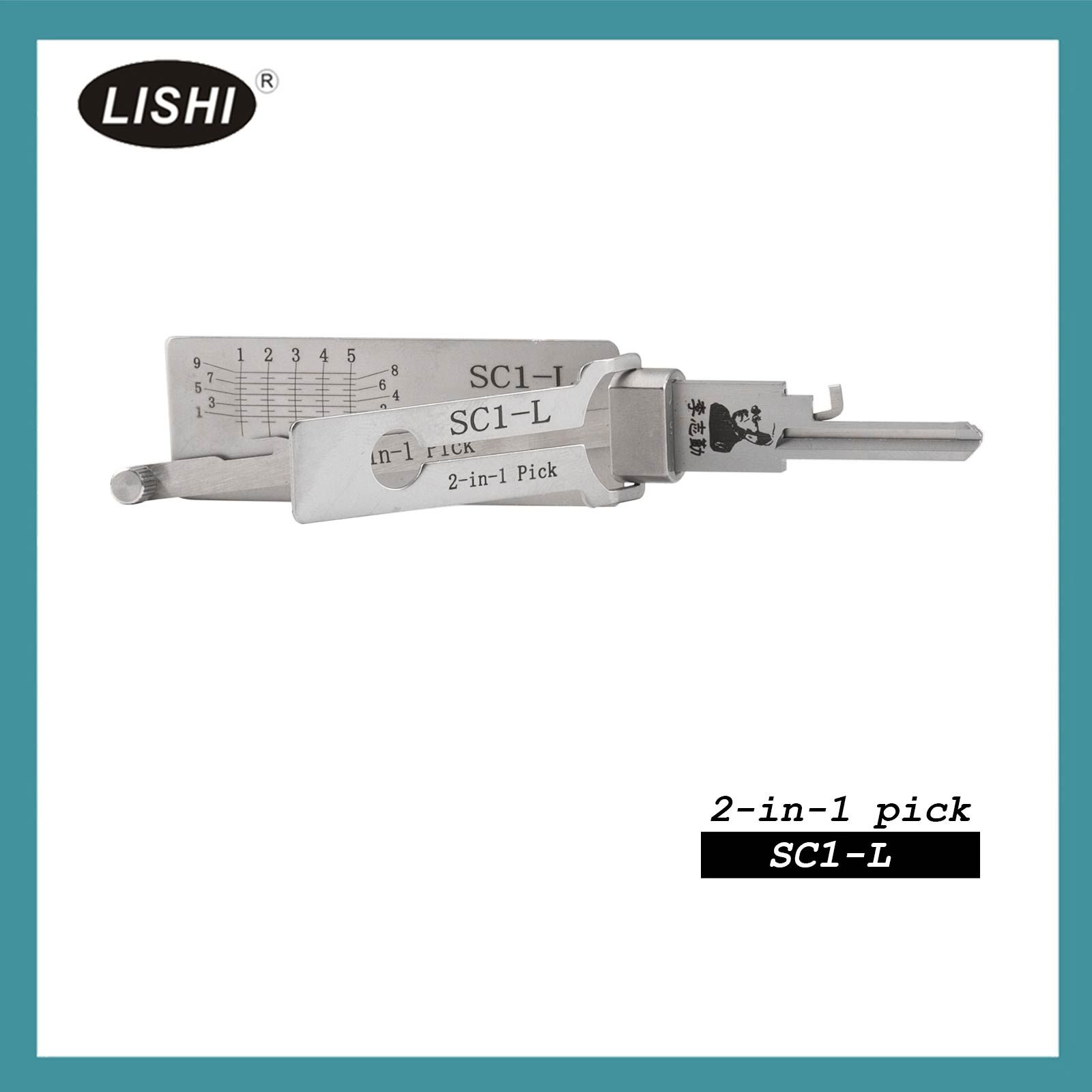 LISHI SC1-L Outil civil (manutention inverse) 2-en-1 Pick & Decoder pour 5-Pin Schlage Keyway