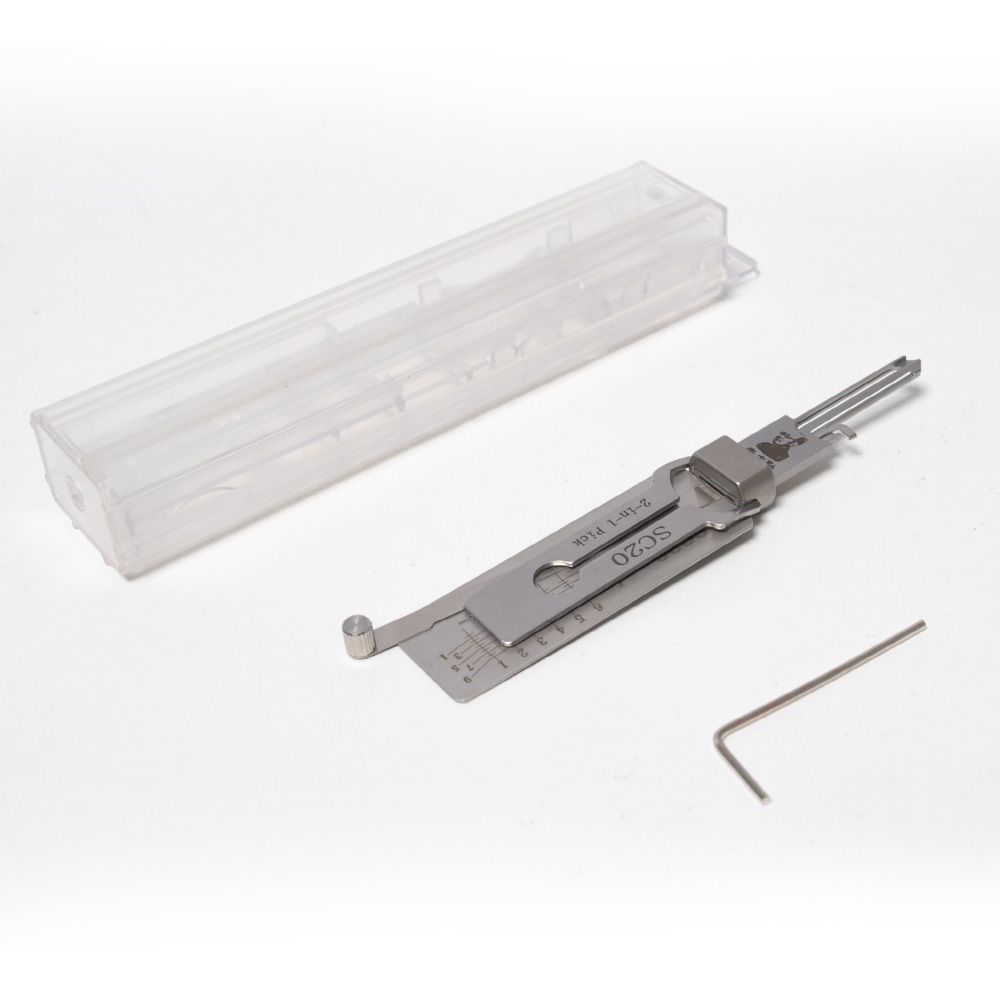 2025 LISHI SC20 Outil civil 2-en-1 Pick & Decoder pour Schlage L Keyway