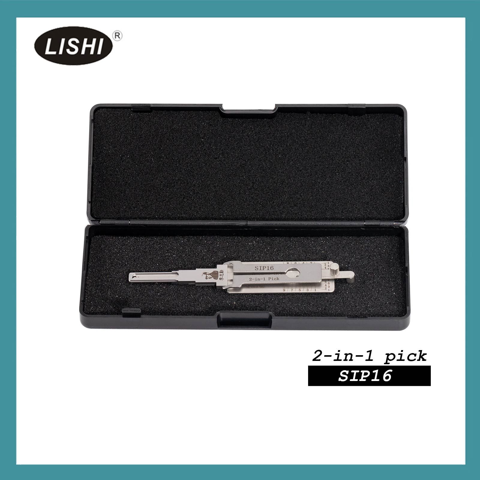 LISHI SIP16 End Milling Tool 2-en-1 Décodeur et Pick pour Fiat / Alfa / Maserati / Lancia