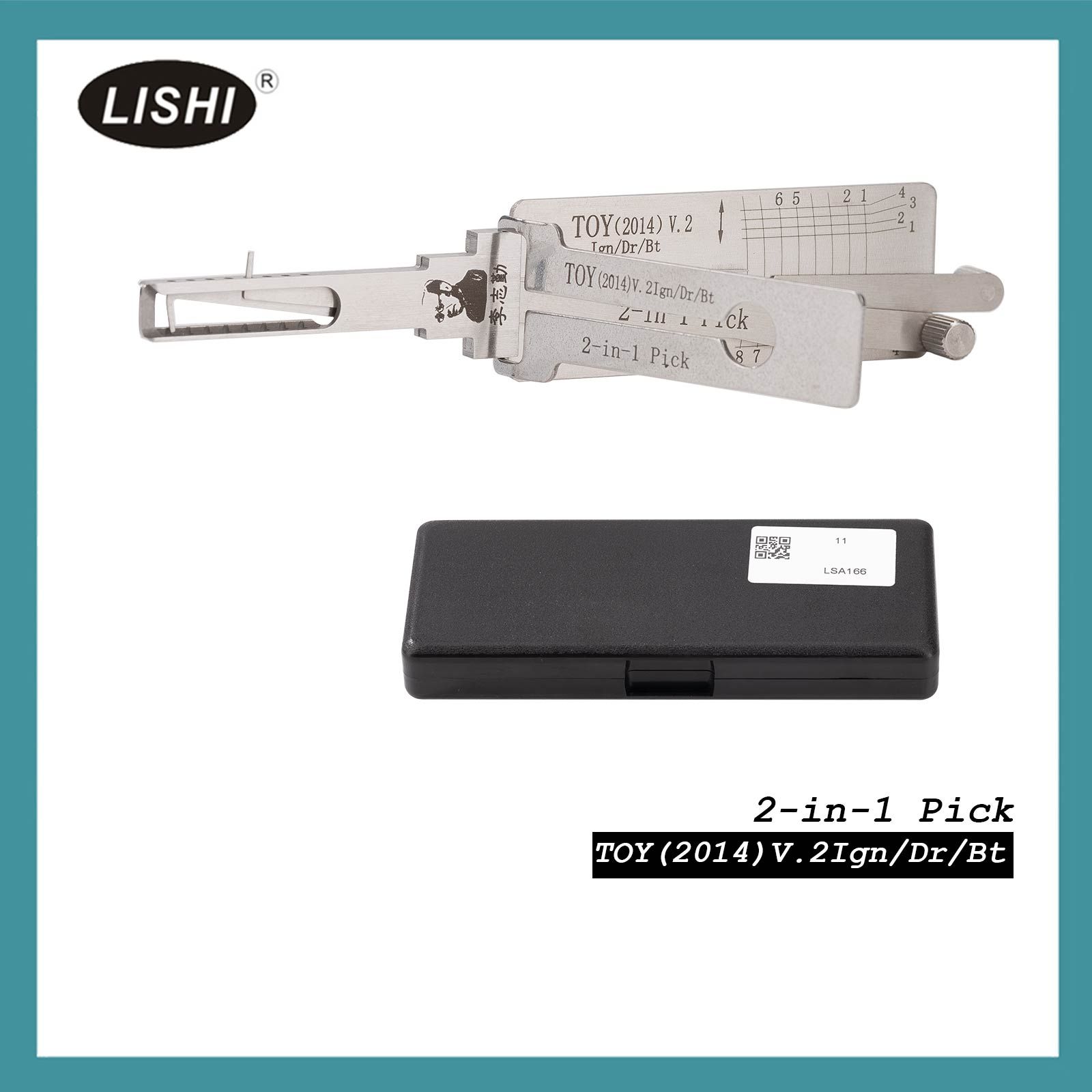 LISHI TOY(2014) V.2 2 en 1 Pick et décodeur automatique