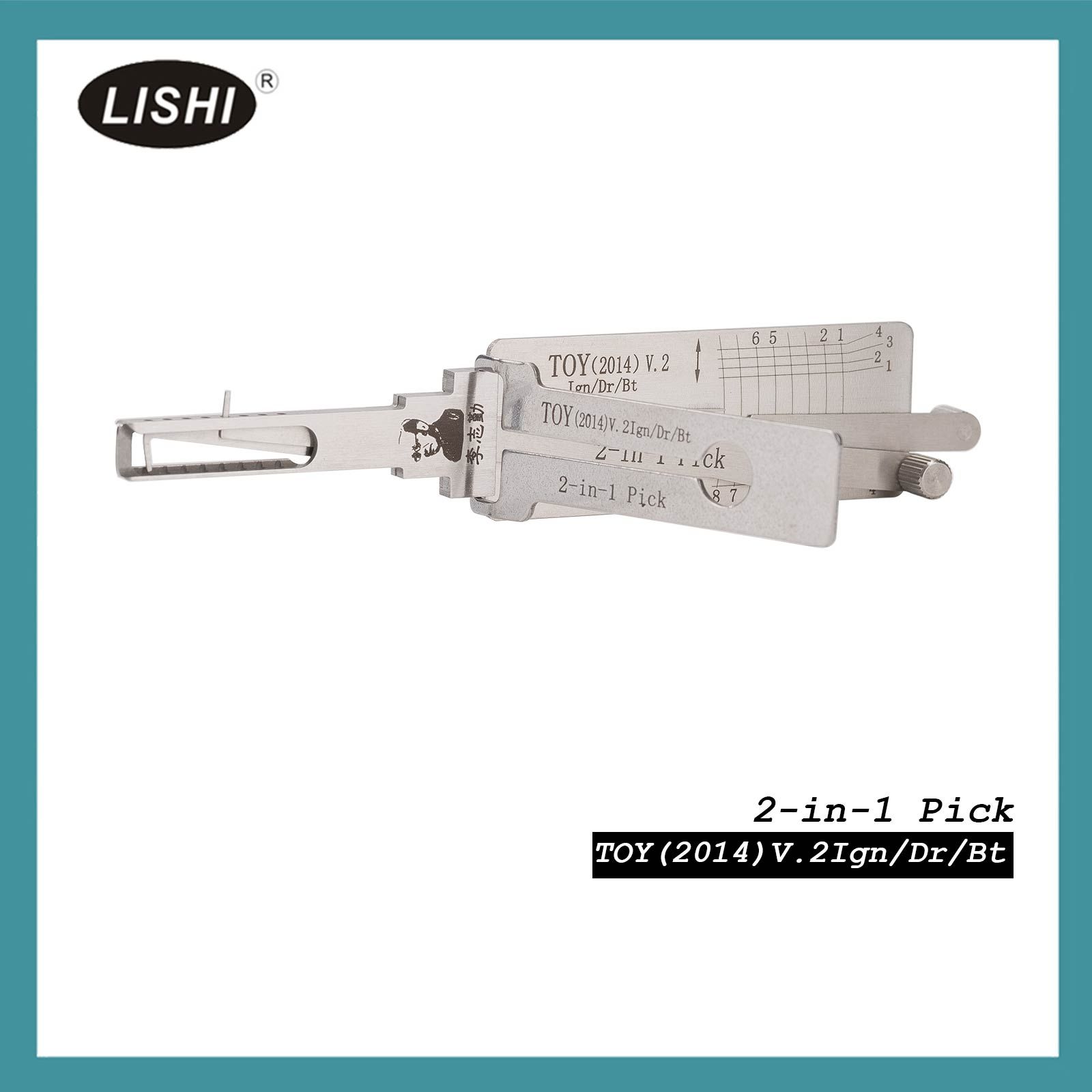 LISHI TOY(2014) V.2 2 en 1 Pick et décodeur automatique