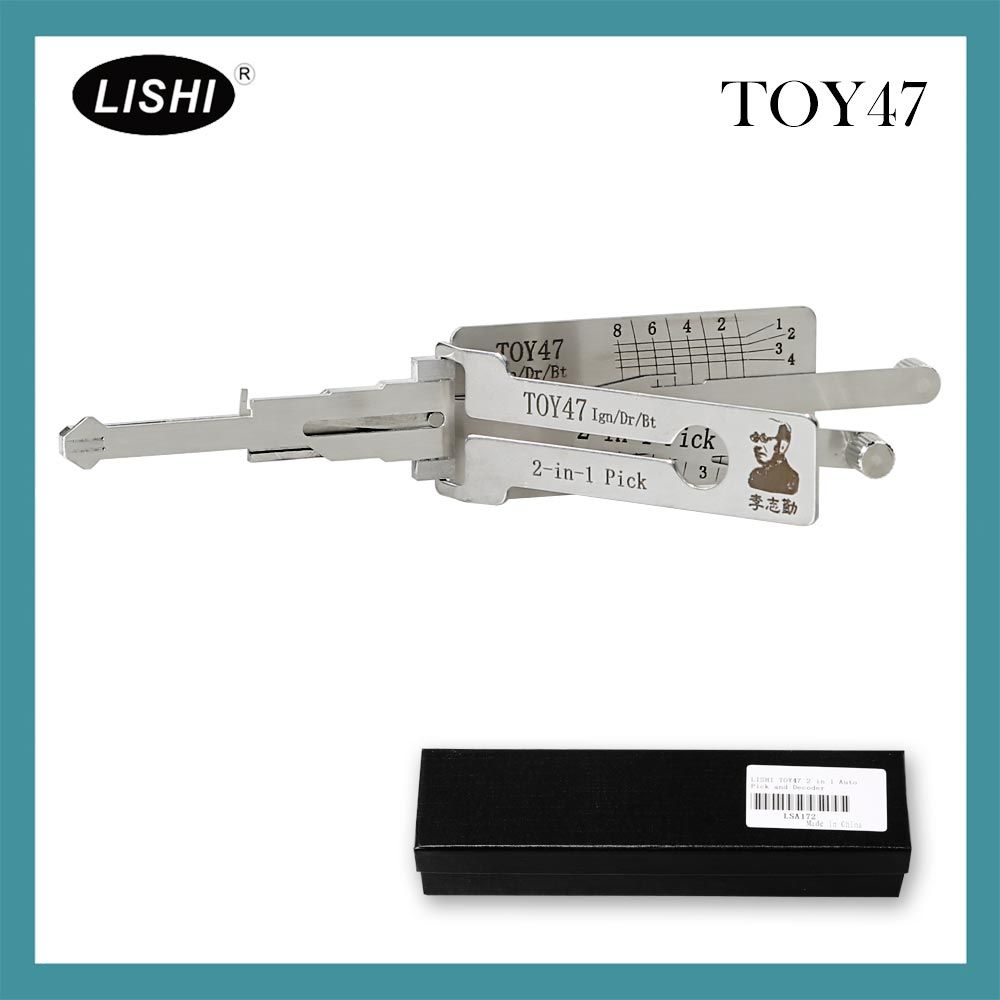 LISHI TOY47 2 en 1 Pick et décodeur automatique