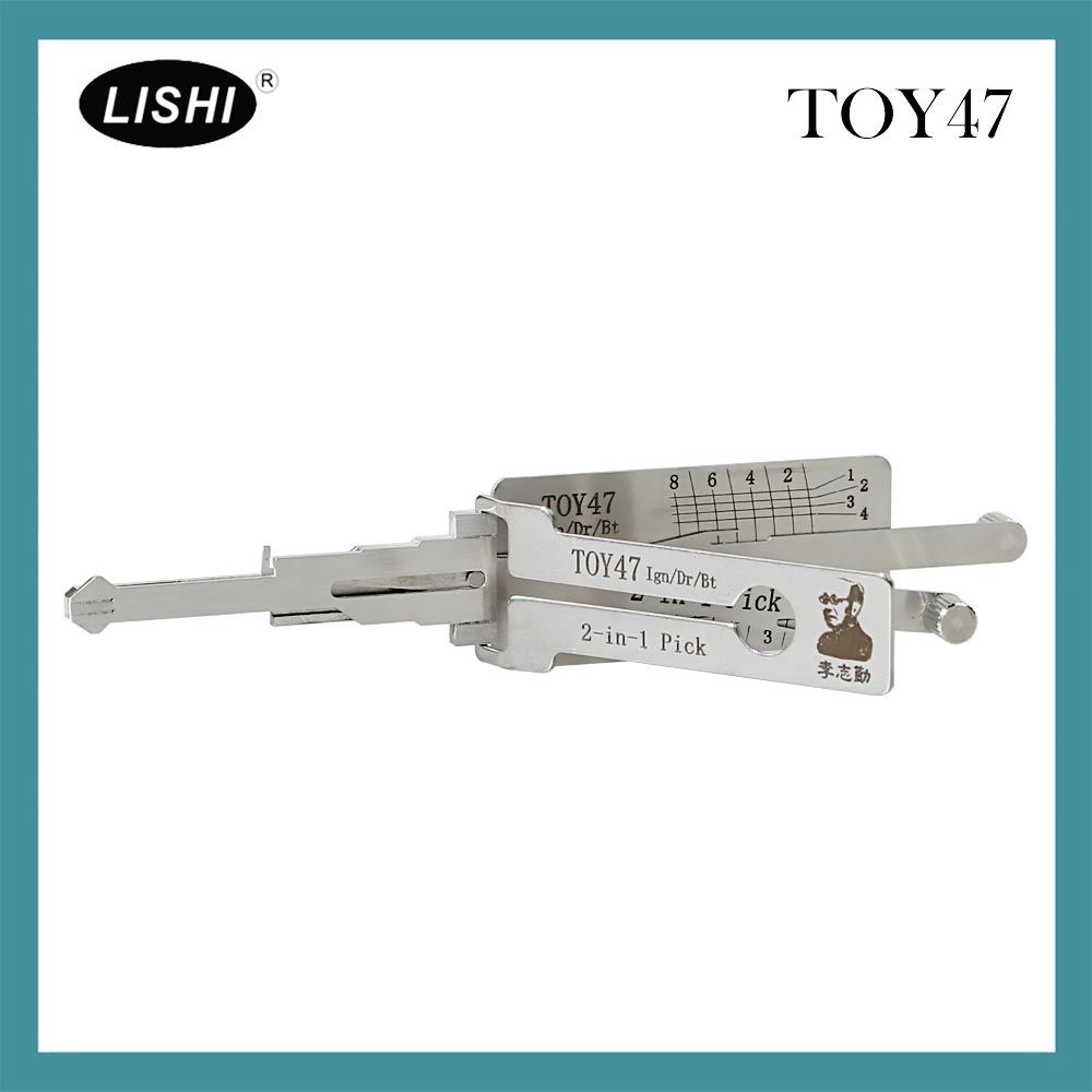 LISHI TOY47 2 en 1 Pick et décodeur automatique