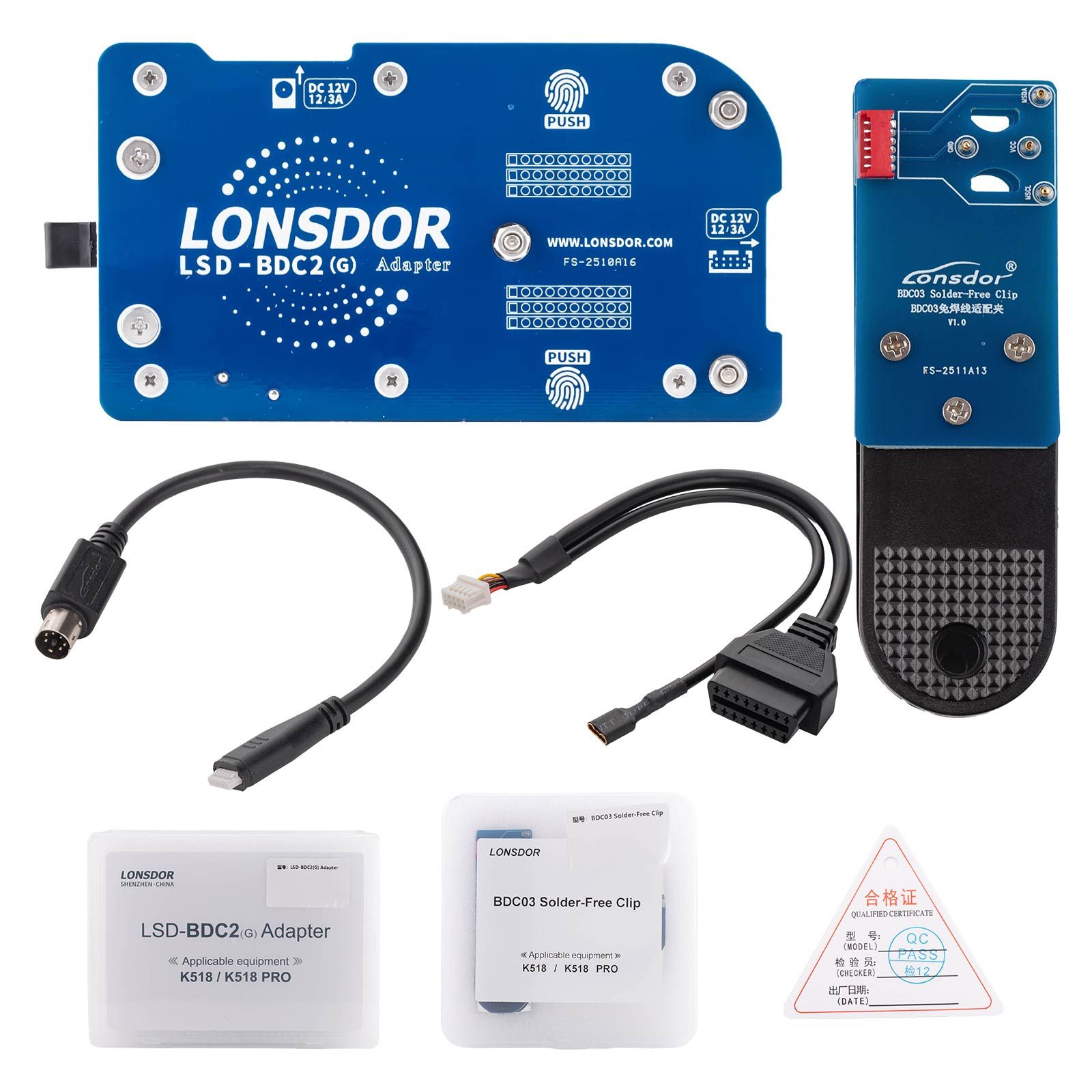 Adaptateur BDC2 Lonsdor pour BMW G-Chassis – Clip sans soudure BDC3 et autorisation de licence BDC2, BDC3, BCP pour K518PRO, K518