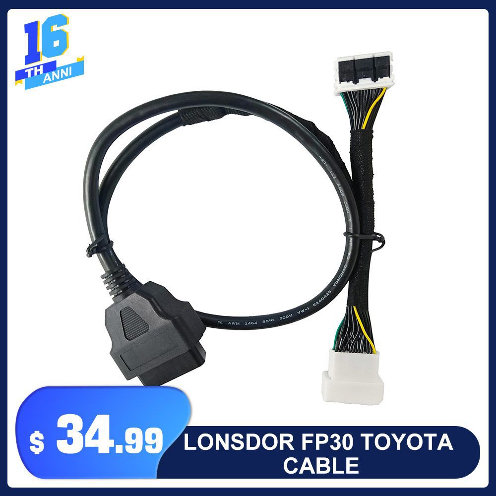 Le dernier lonsdor fp30 30 câble pin pour Toyota 2022 - 8a - BA et 4A proximit sans code PIN pour k518ise k518s