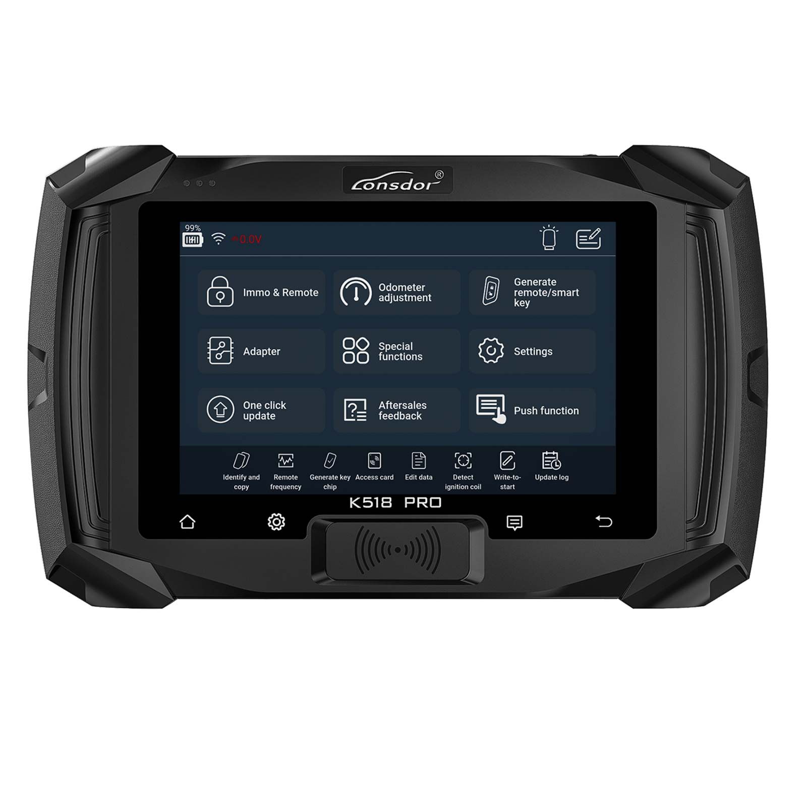2025 Programmateur clé de version complète de Lonsdor K518 PRO FCV avec adaptateur ADP15 + câble à broche FP30 + PCB clé intelligente LT20 / FT02 PH0440B