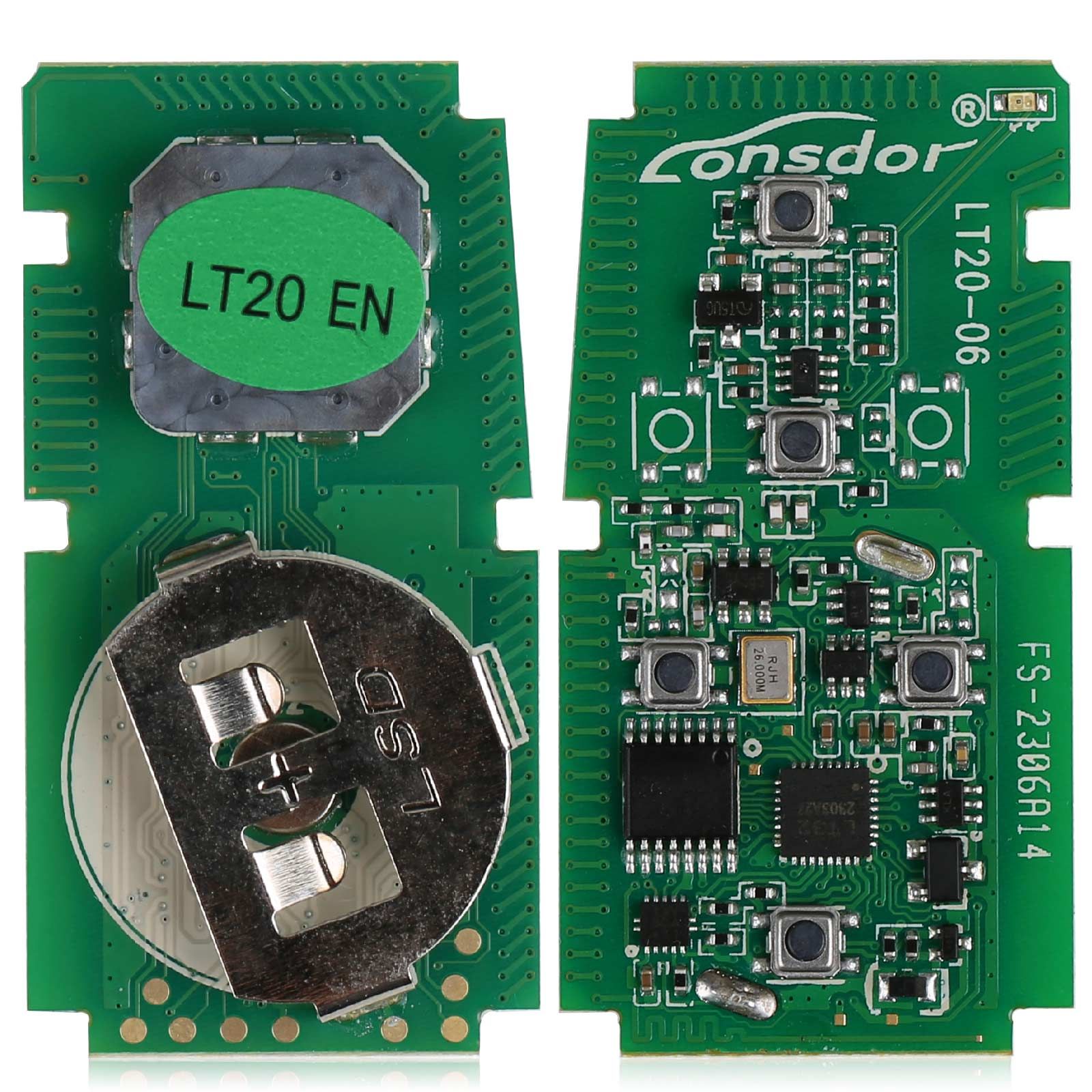 Lonsdor KW100 Bluetooth Smart Key Generator plus LT20 Series Smart Key Board PCB 4D/8A pour Toyota Lexus 433 / 315 MHz Toutes les clés