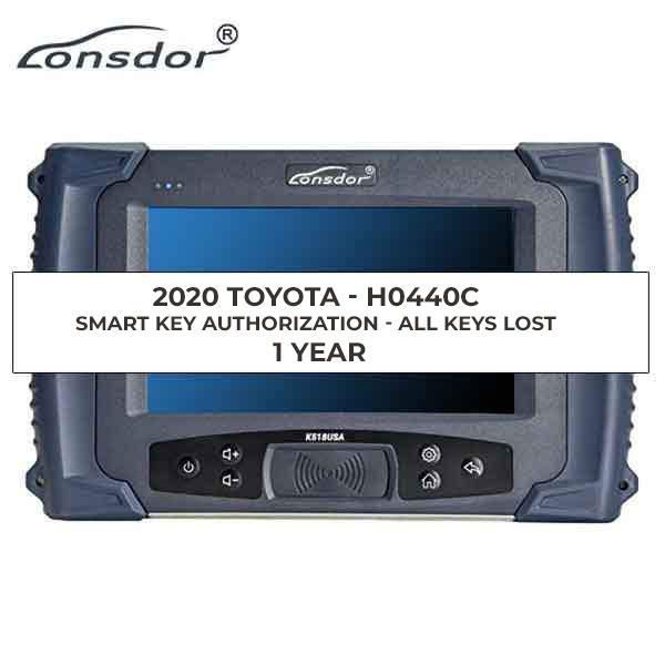 Lonsdor 2018 2019 2020 Toyota Lexus Akl Online Computing k518s k518ise and kh100 kh100 activation for 1 year