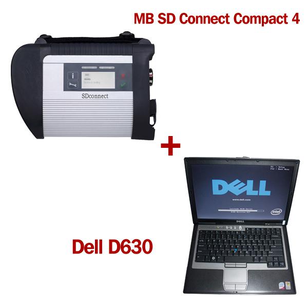 2019.7v MB SD Connection compact 4étoiles diagnostic et mise en place d 'un logiciel de mémoire 4gb pour Dale d630 ordinateur portable