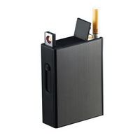 Cartouche de cigarettes en métal sac complet 20 non - fumeur anti - explosion USB rechargeable