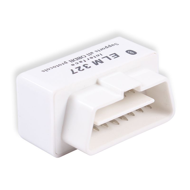 Ultra miniature elm327 Bluetooth OBD2 / obdi Elm 327 version 1.5 White Automatic diagnostic interface scanner