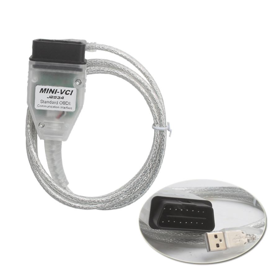 Mini VCI support vpw Protocol for Toyota tis firmware V2.0.4 Software V3.0022 Single cable