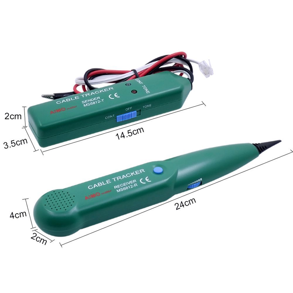 Ms6812 Cable Tracker tester Professional Line Lan Detector Telephone Line Tracker break point Detector