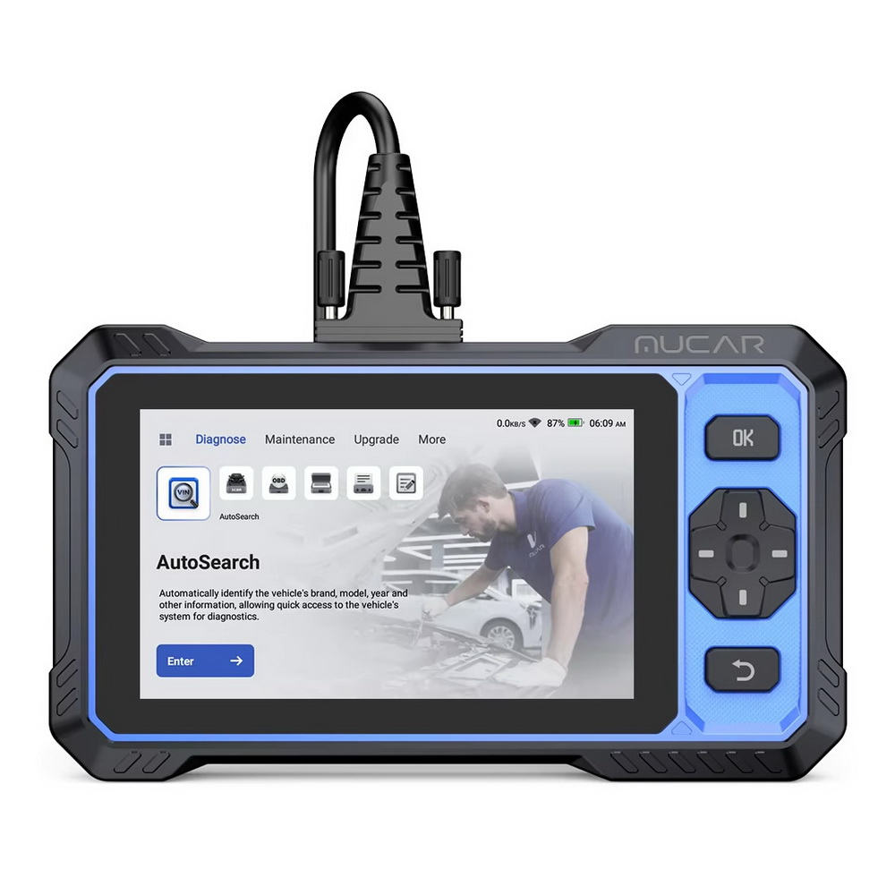 MUCAR 682 – Outil de diagnostic automobile assisté par IA avec CANFD, codage bidirectionnel ECU et 20 réinitialisations système