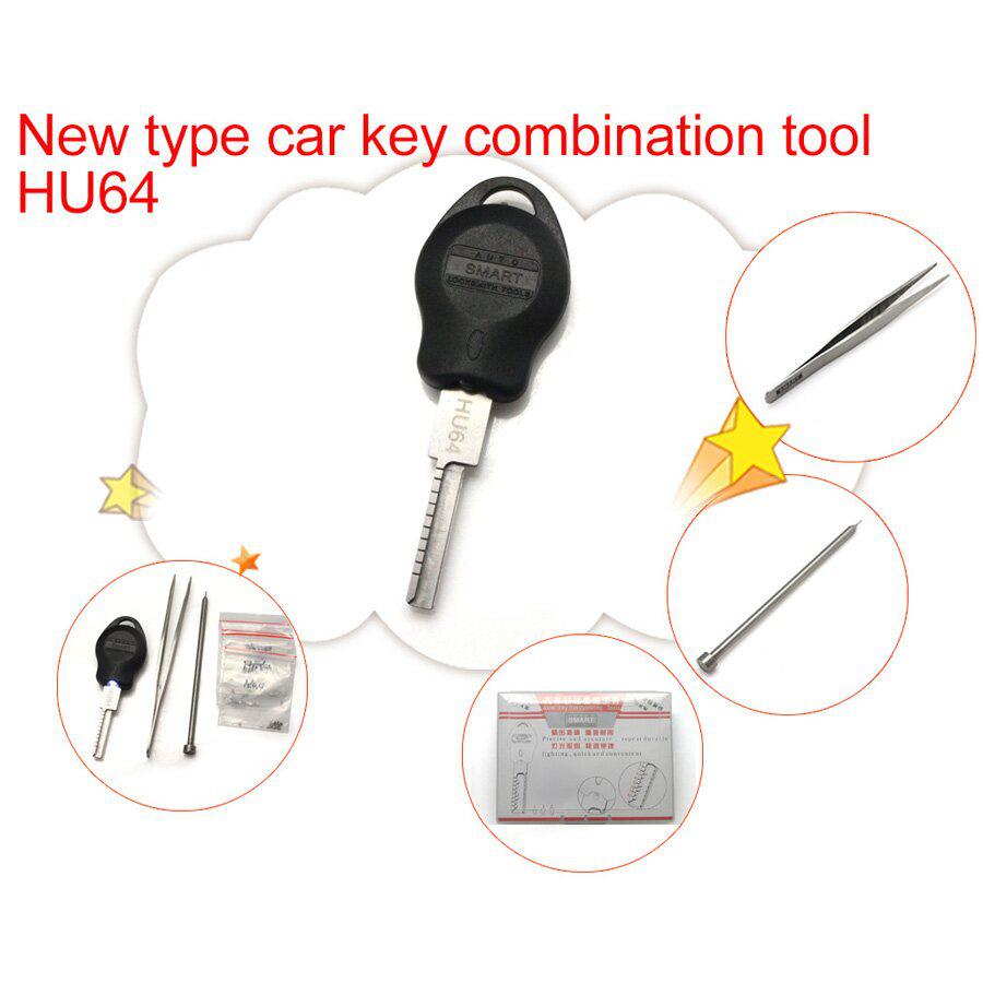 Nouvel outil de combinaison de clés de véhicule à libération h64