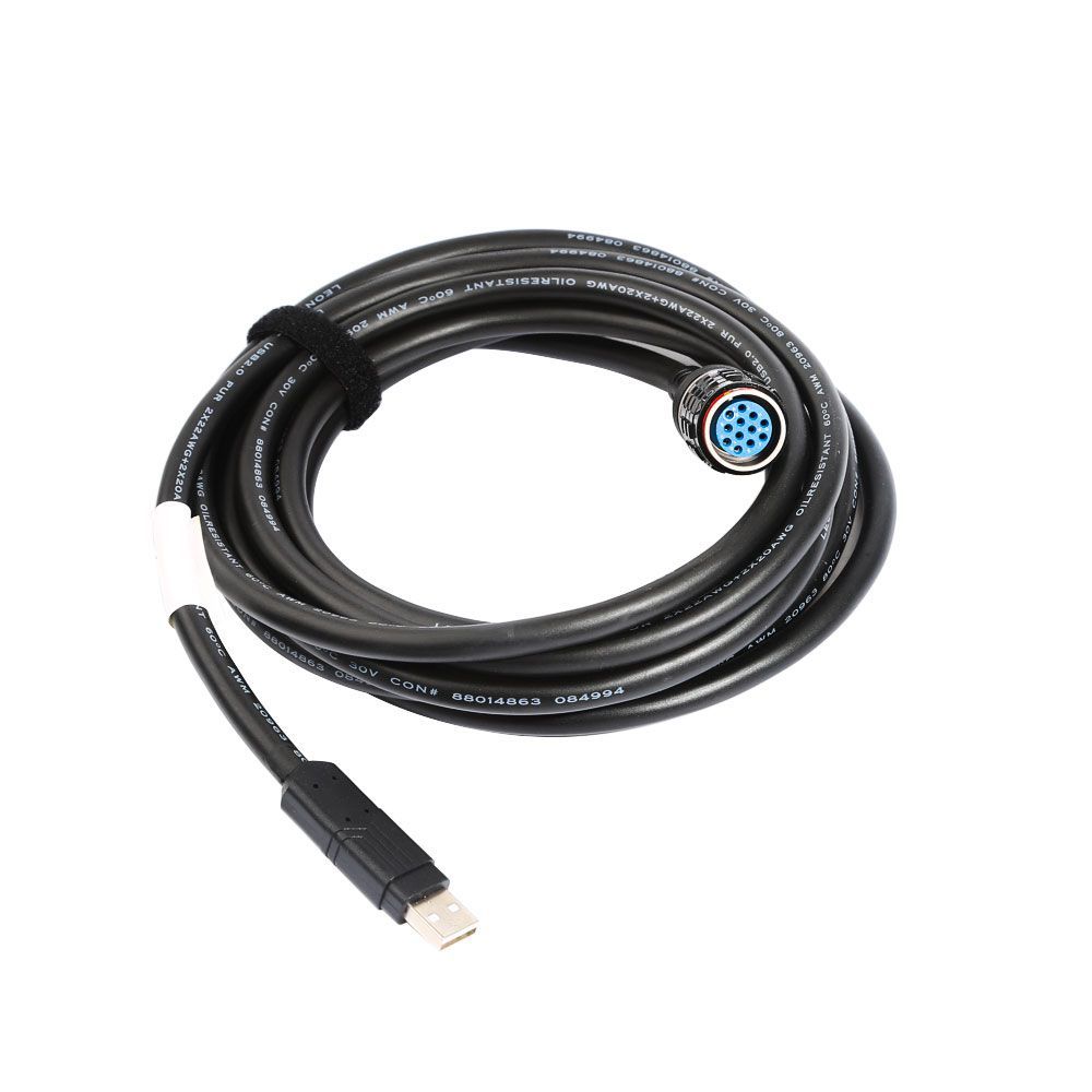 Câble OBD2 vers USB haut de gamme pour scanner de diagnostic de camion Volvo vocom II 88890300 88890300