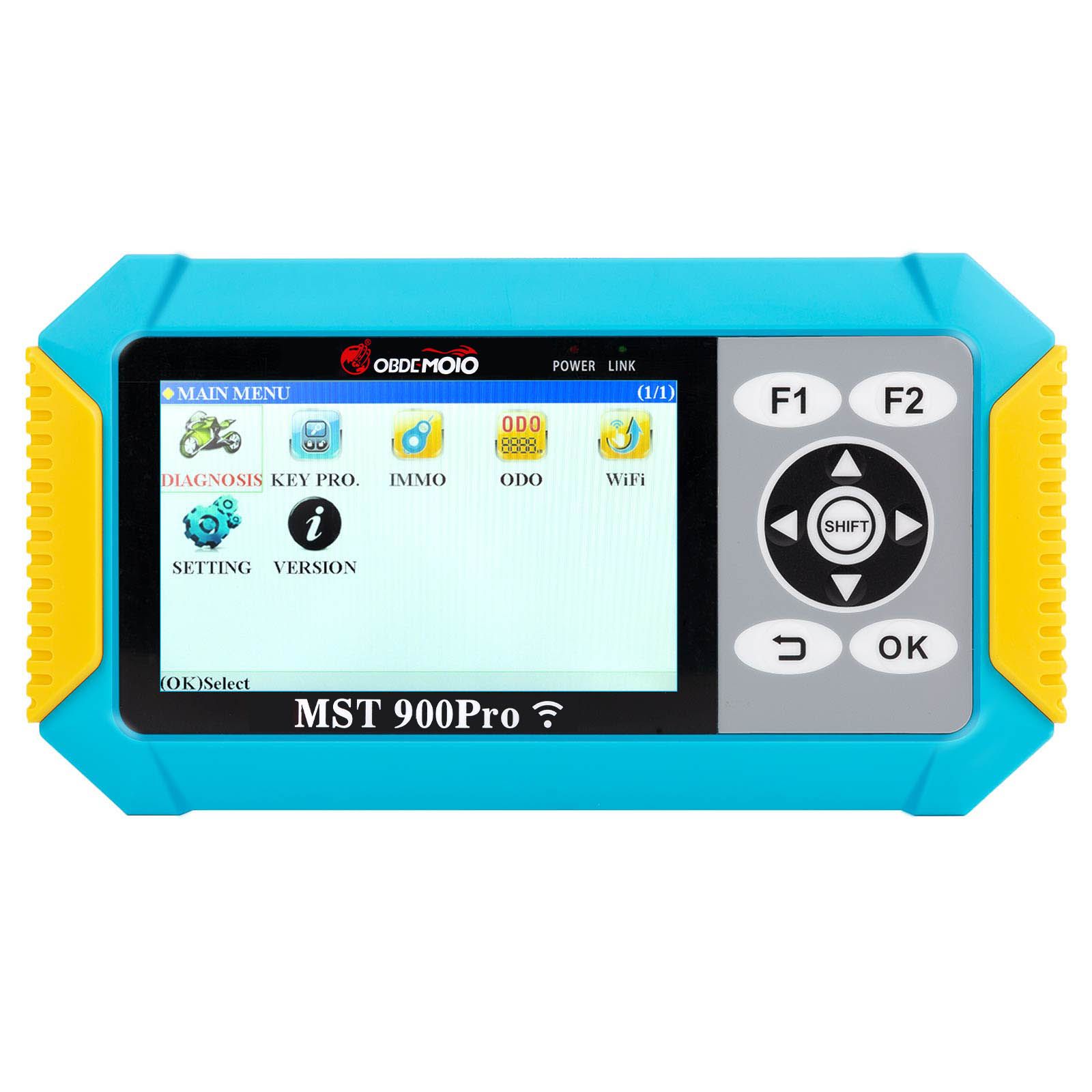 OBDEMOTO 900PRO Motocycle Scanner Support Diagnostic Key Correspondance et ODO avec BMW Smart Card Key 8A Puce