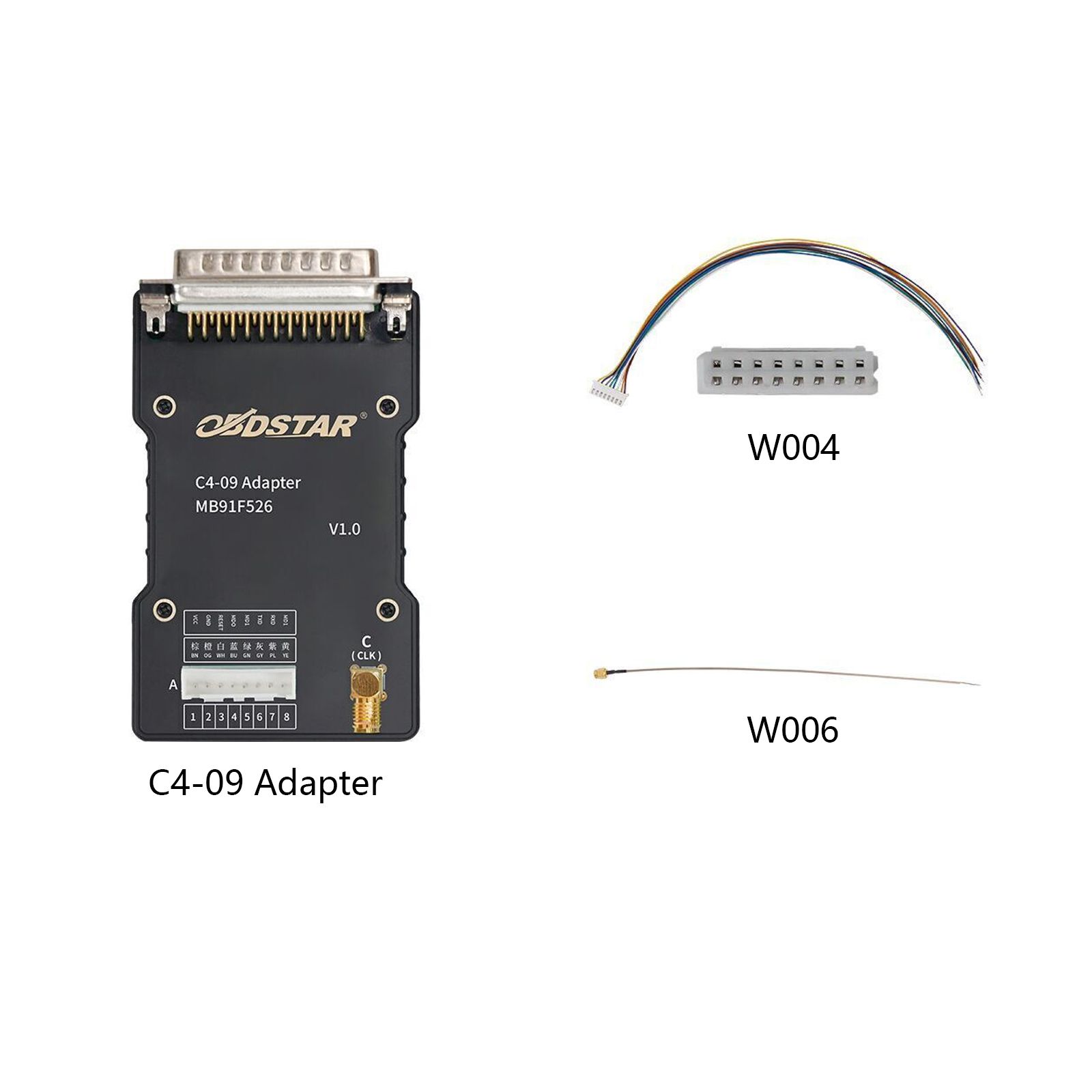 2025 Nouveau kit d'adaptateur OBDSTAR C4-09 (MB91F526) Utilisation avec OBDSTAR X300 Classique G3 / DC706