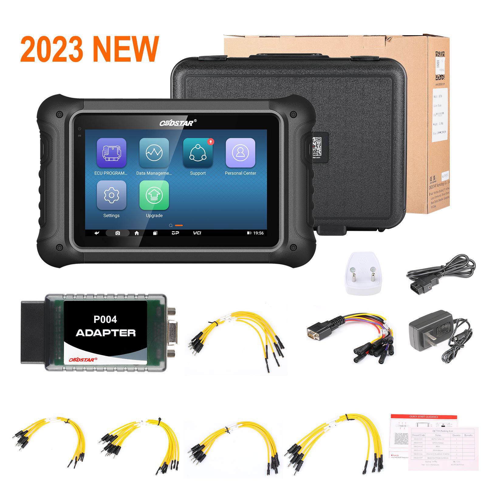 Obdstar dc706 ECU Tool full version plus P003 adaptateur et ECU Workbench câble pour la lecture des données Bosch ECU via obd ou Workbench CS code PIN ECU Clone / all