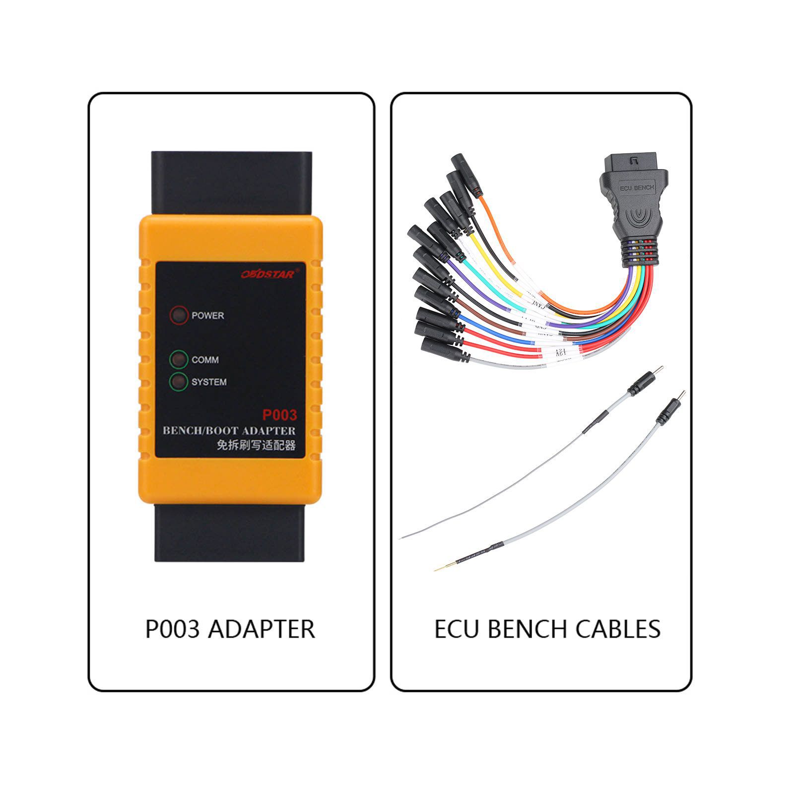 Obdstar dc706 ECU Tool full version plus P003 adaptateur et ECU Workbench câble pour la lecture des données Bosch ECU via obd ou Workbench CS code PIN ECU Clone / all