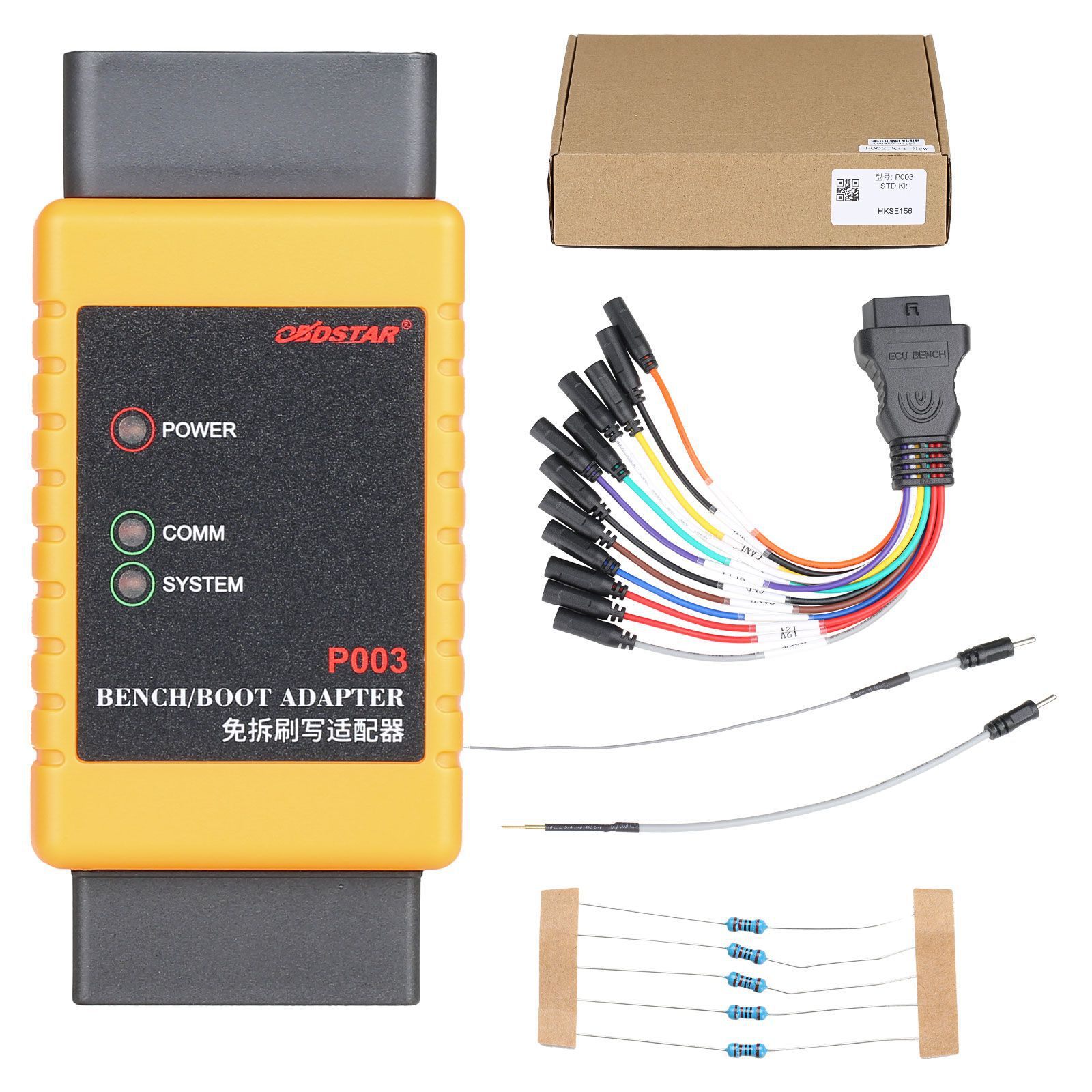 Obdstar dc706 ECU Tool full version plus P003 adaptateur et ECU Workbench câble pour la lecture des données Bosch ECU via obd ou Workbench CS code PIN ECU Clone / all