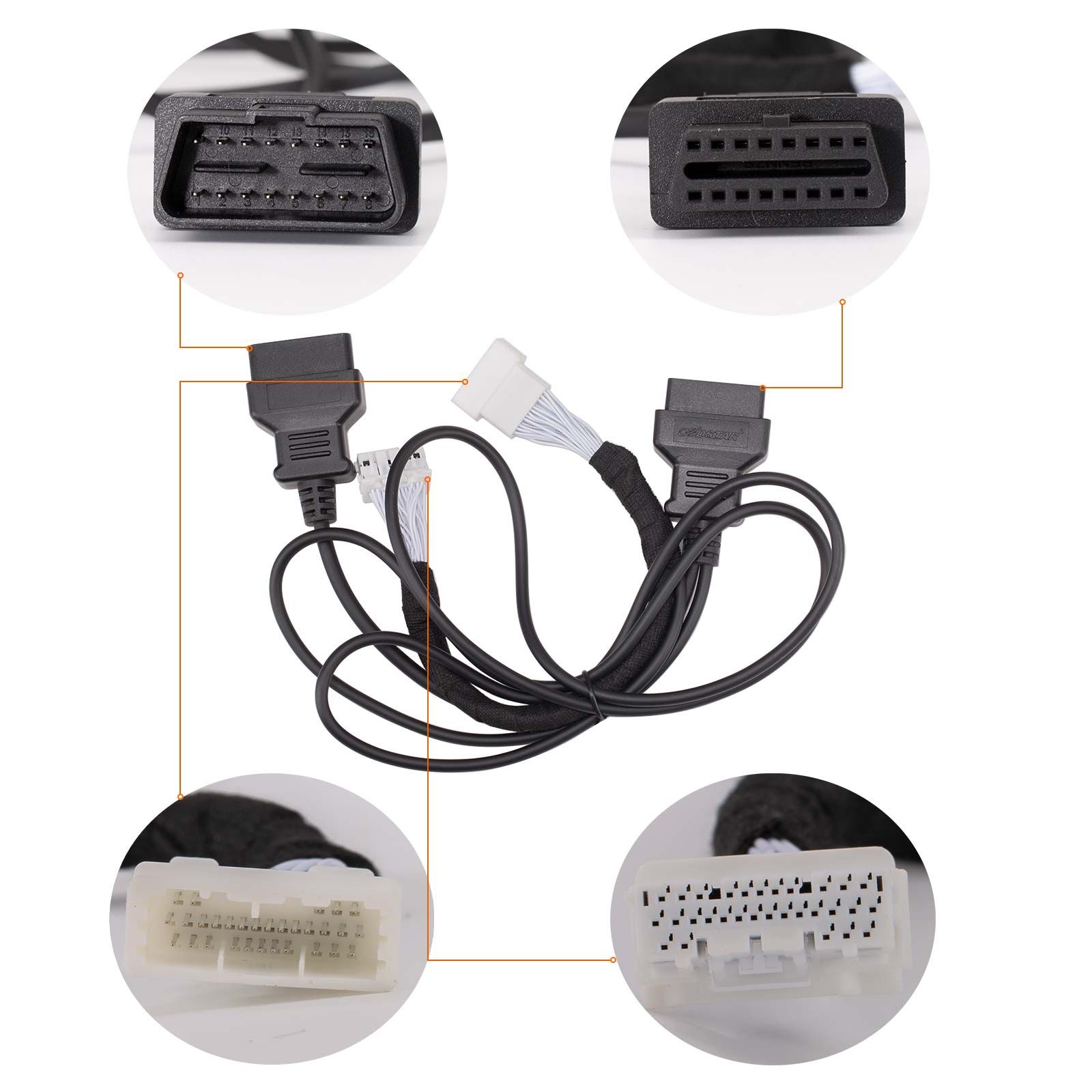 OBDSTAR FP-30 câble Toyota-30 V2 pour Toyota 8A-BA 4A-BA ajoutant des clés toutes les clés perdues correspondance/grappe d'étalonnage