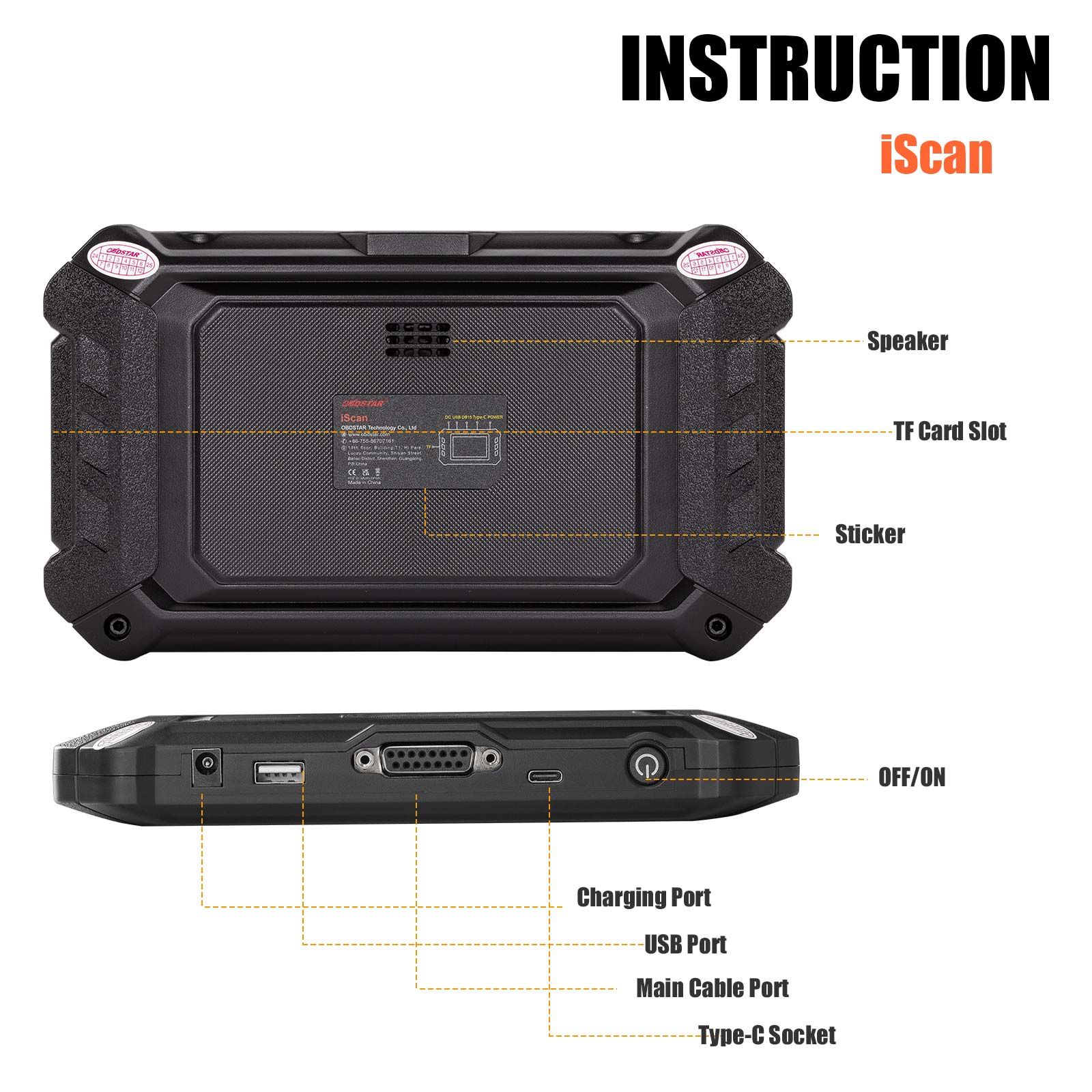 OBDSTAR ISCAN pour le support du scanner de diagnostic marin EVINRUDE 40 EFI 4 courses, 50 EFI 4 courses, 70 EFI 4 courses, modèles hors bord de la série G2
