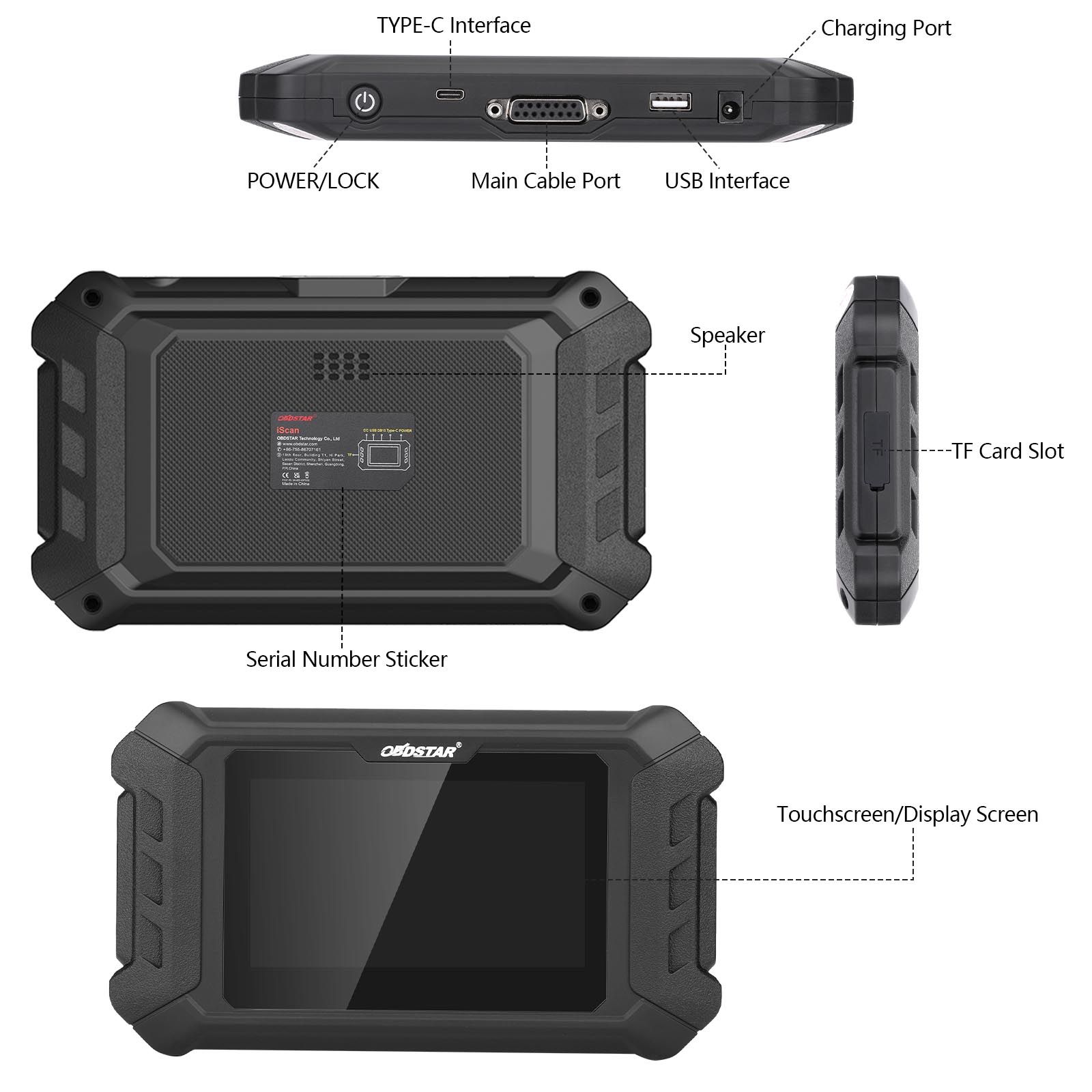 OBDSTAR iScan pour outil de diagnostic de moto Honda