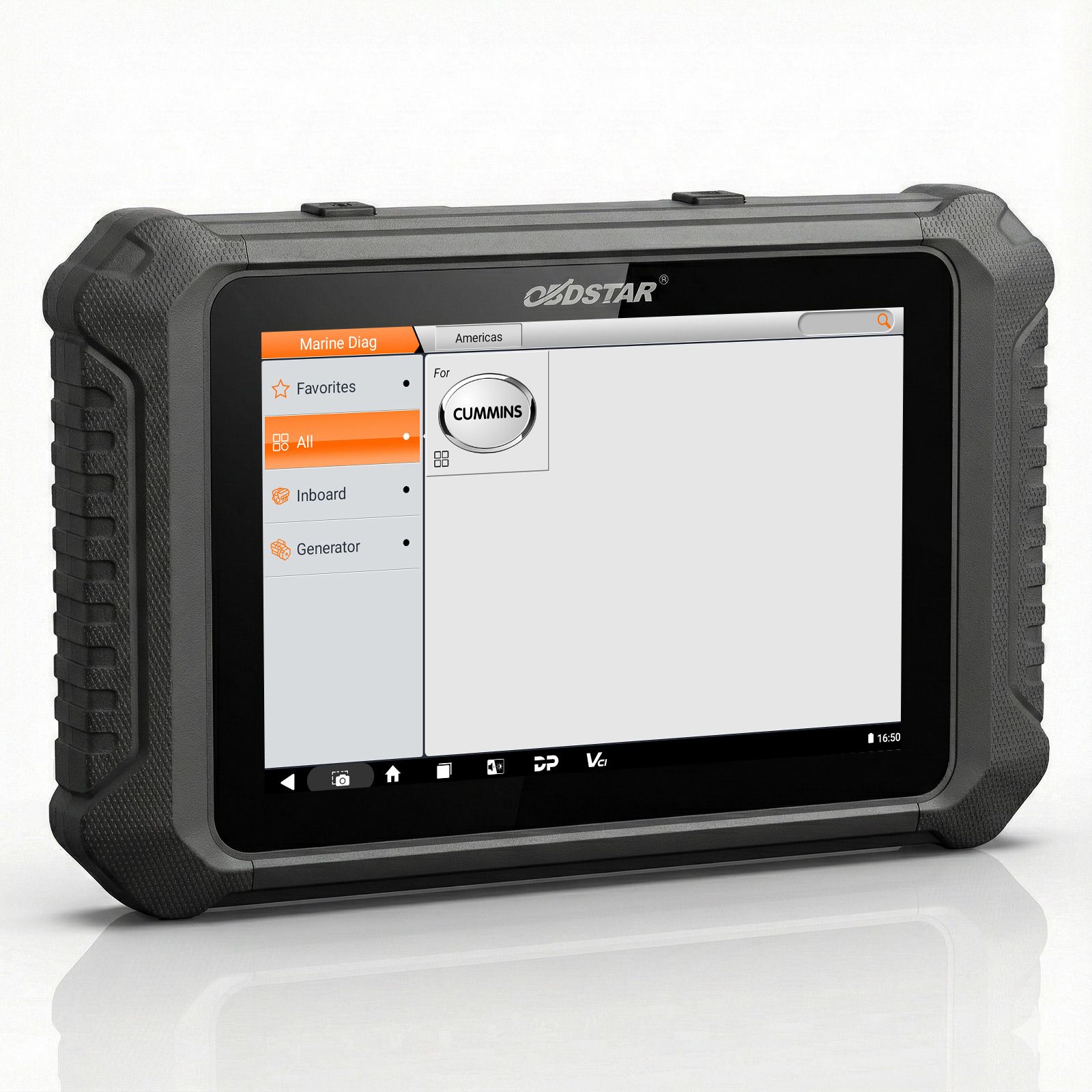 OBDSTAR Marine Master pour jet ski / hors bord / à bord / générateur, lire / effacer le code, flux de données, cadres de gel, essai d'action