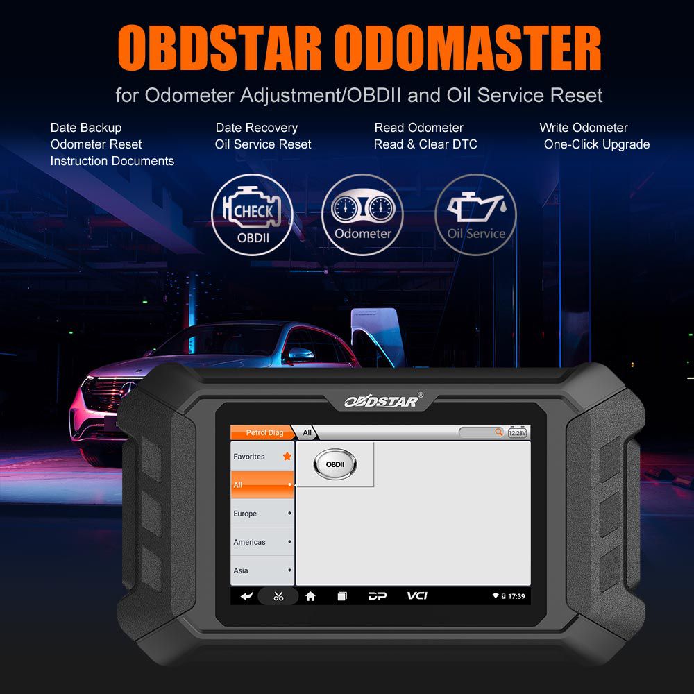OBDSTAR ODO Master pour le réglage de l'odomètre / la réinitialisation de l'huile / les fonctions OBDII Soutien Honda LANDROVER TOYOTA etc.