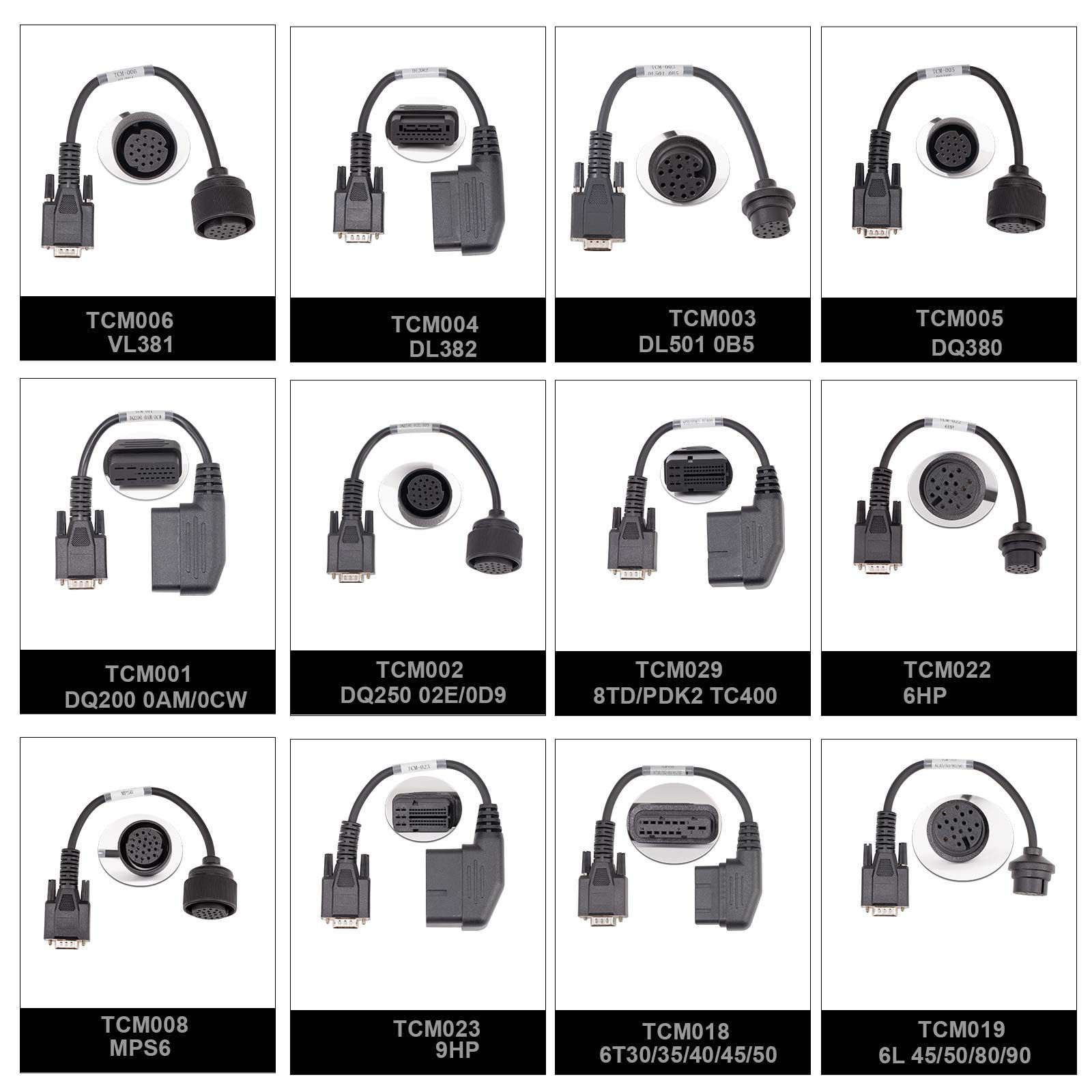 Kit de connecteur OBDSTAR TCM complet 25 PCS pour l'étalonnage du kilomètre de transmission et le travail de clonage de l'ECU avec DC706 / G3