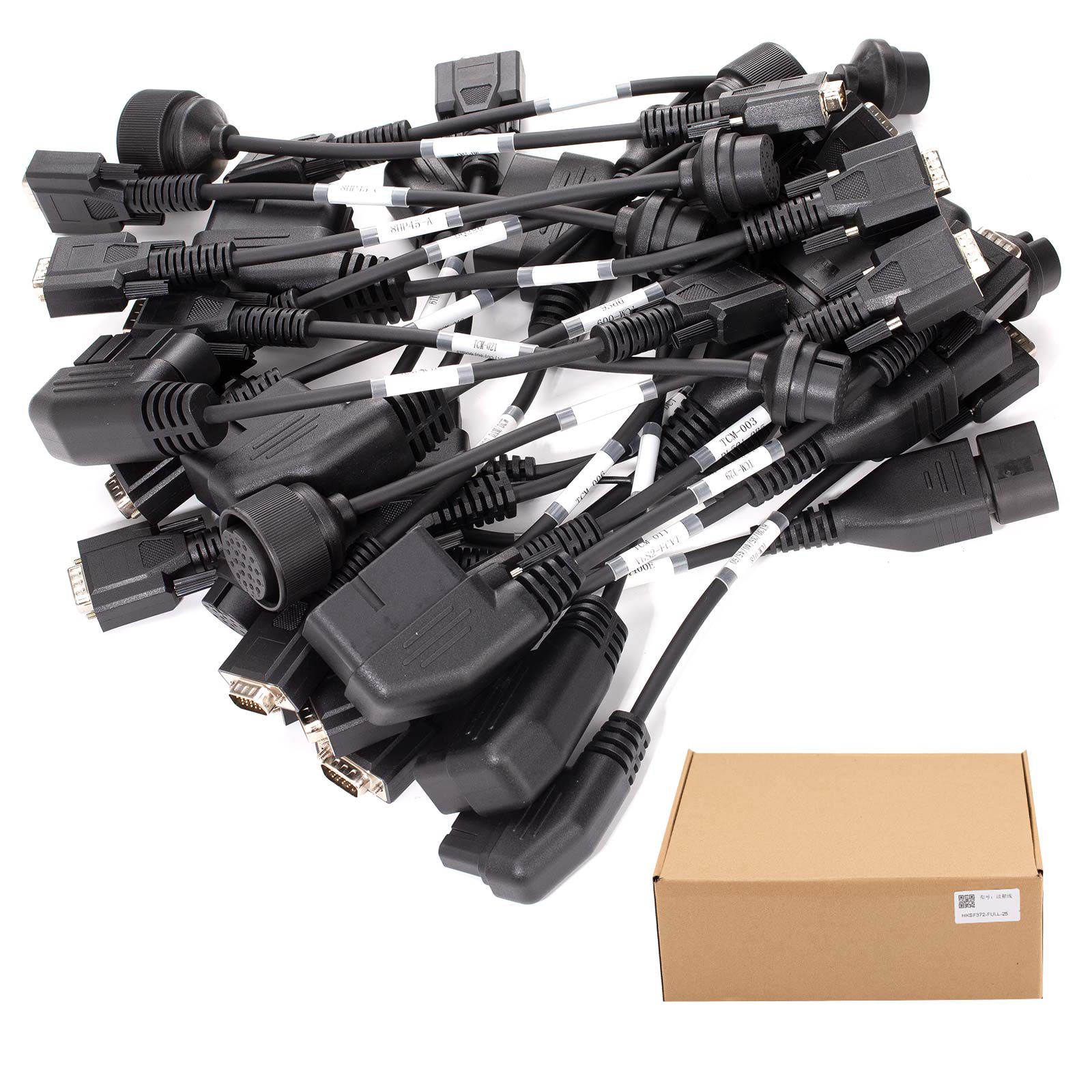 Kit de connecteur OBDSTAR TCM complet 25 PCS pour l'étalonnage du kilomètre de transmission et le travail de clonage de l'ECU avec DC706 / G3