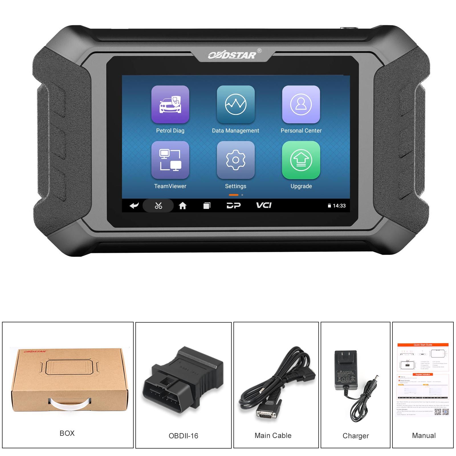 OBDSTAR X300 MINI pour IMMO de soutien JLR, recalibration de grappe, réinitialisation d'huile / service, diagnostic OBD