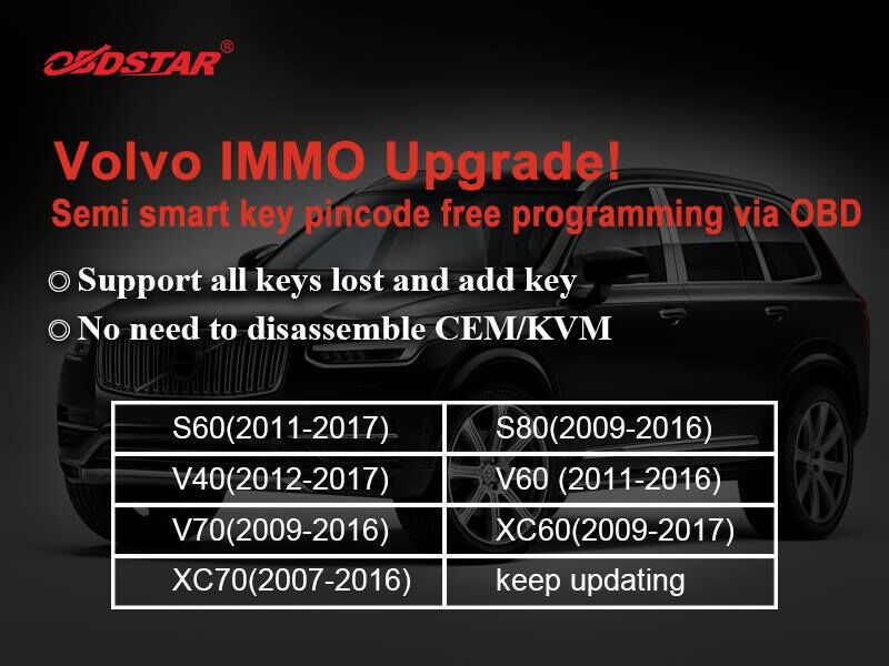 Volvo oxstar x300 DP Update
