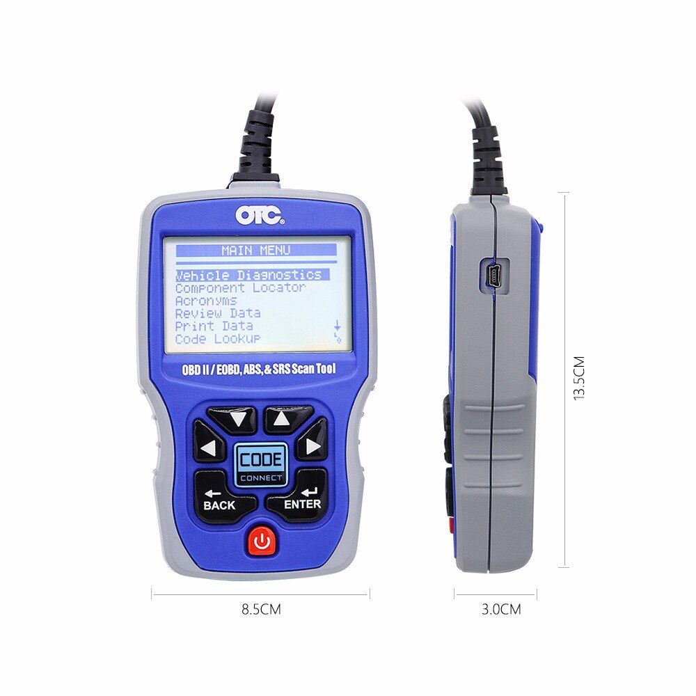 OTC 3111 pro OBD2 scanner OBD2 lecteur de code OBDII / CAN / ABS / airbag SRS OTC 3111 pro outil de numérisation trilingue OBD2 outil de diagnostic eobd