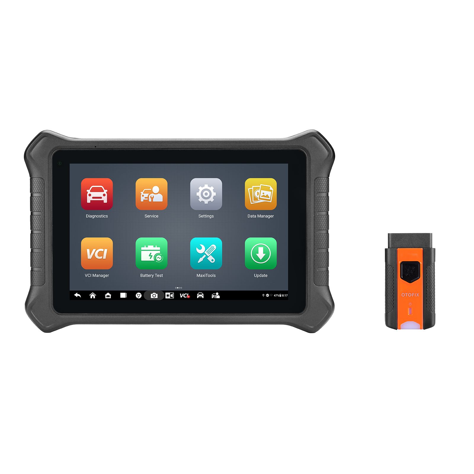 Outil de diagnostic OTOFIX D1 ProS2 avec batterie 11600mAh Support ECU Codage, 40+ Service, Système complet, FCA AutoAuth