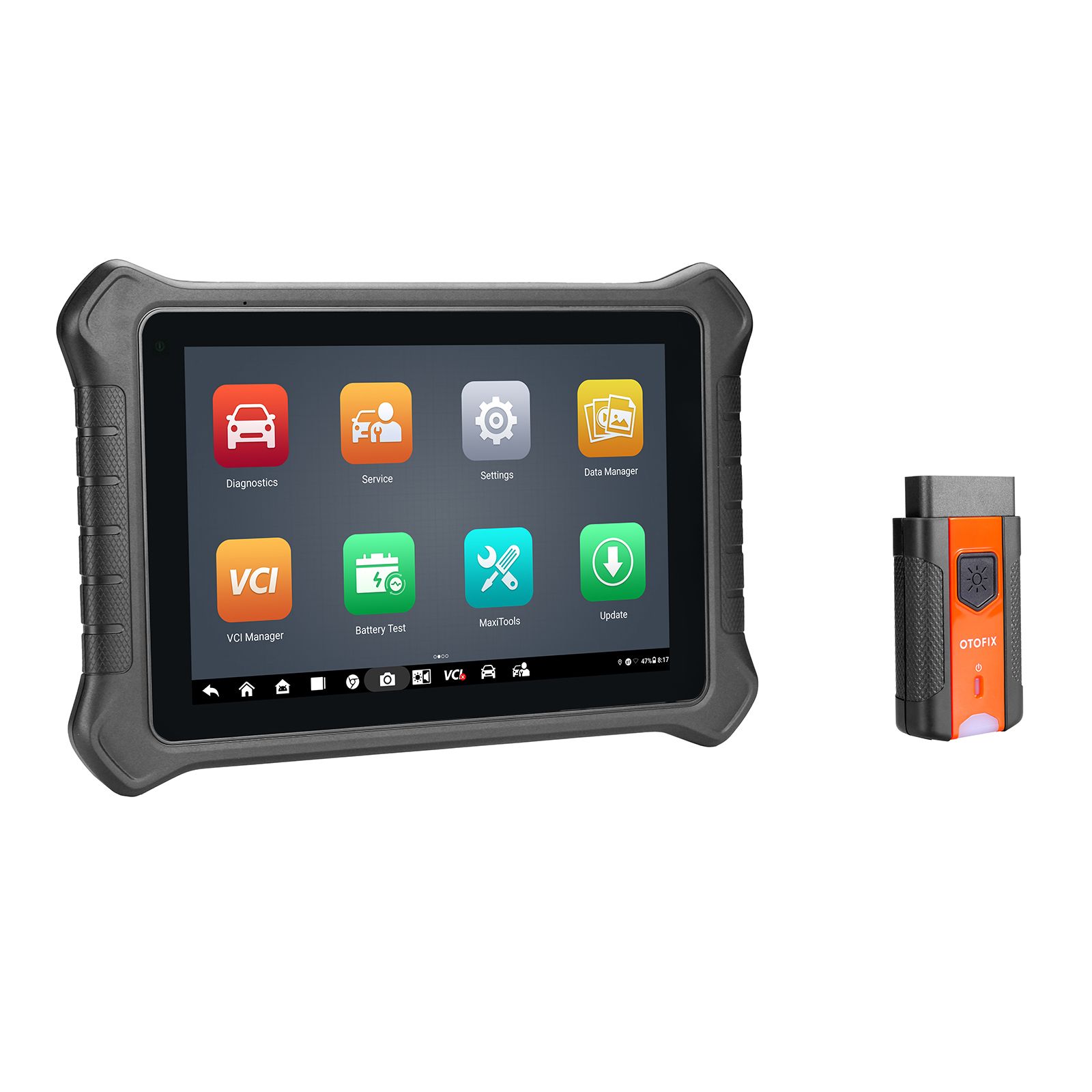 Outil de diagnostic OTOFIX D1 ProS2 avec batterie 11600mAh Support ECU Codage, 40+ Service, Système complet, FCA AutoAuth