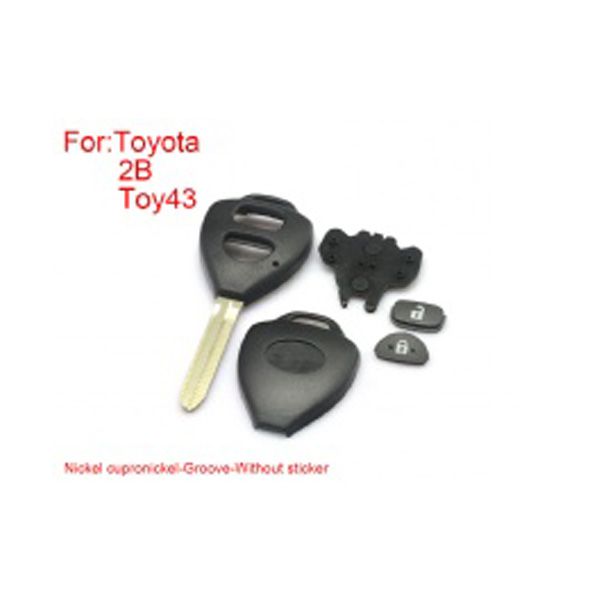 Remote Key Shell 2 Holding Toyota Copper Corona 5 PC / Lud Easy Copper Nickel Alloy concave position