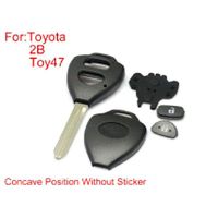Boîte à clef télécommandée 2 boutons, ty47, sans papier, Toyota Crown 10pcs / plud