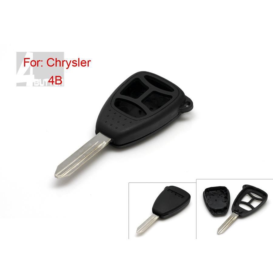 Chrysler 5pcs / Plot Remote Key boîtier 3 + 1