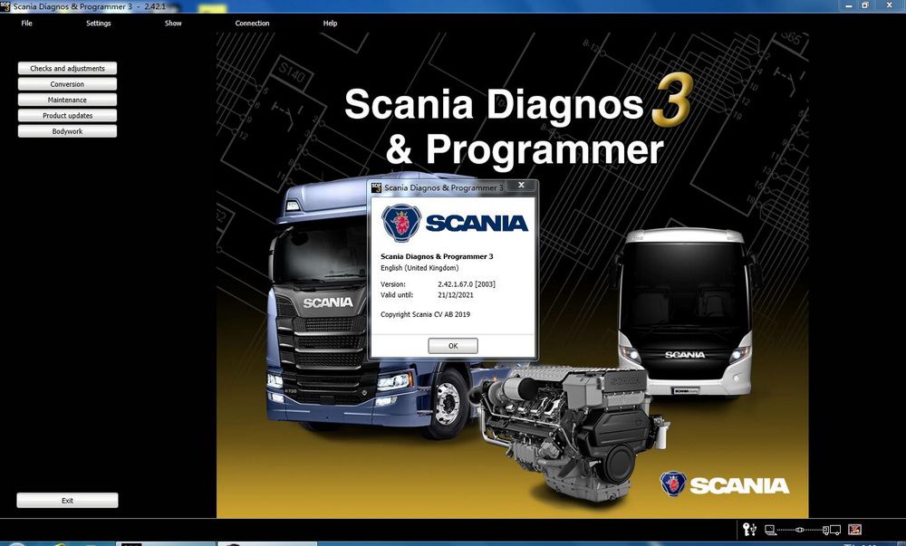 Scania SDP3 2.42 Diagnosis & Programming for VCI 3 VCI3 without Dongle