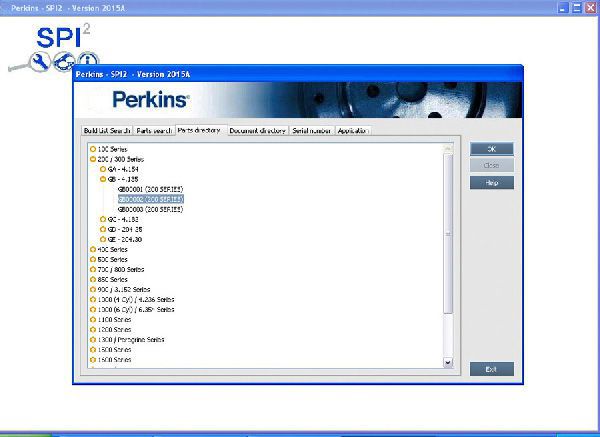 SPI 2015a parkings Service and Parts catalogue Software