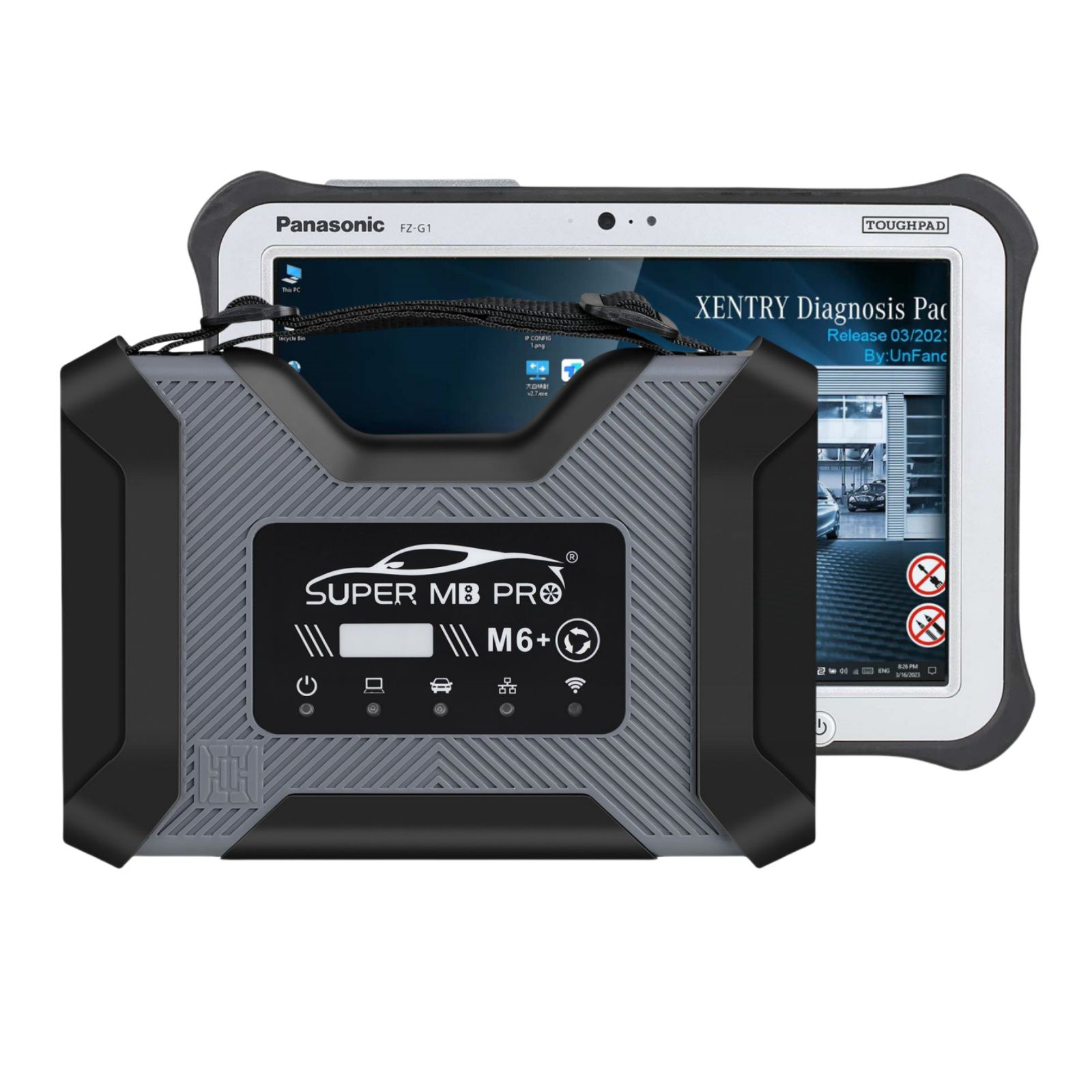 2025 Super MB Pro M6 + PRO Version complète DoIP Benz avec SSD Plus Panasonic FZ-G1 I5 Tablette de 3ème génération 8G prête à utiliser