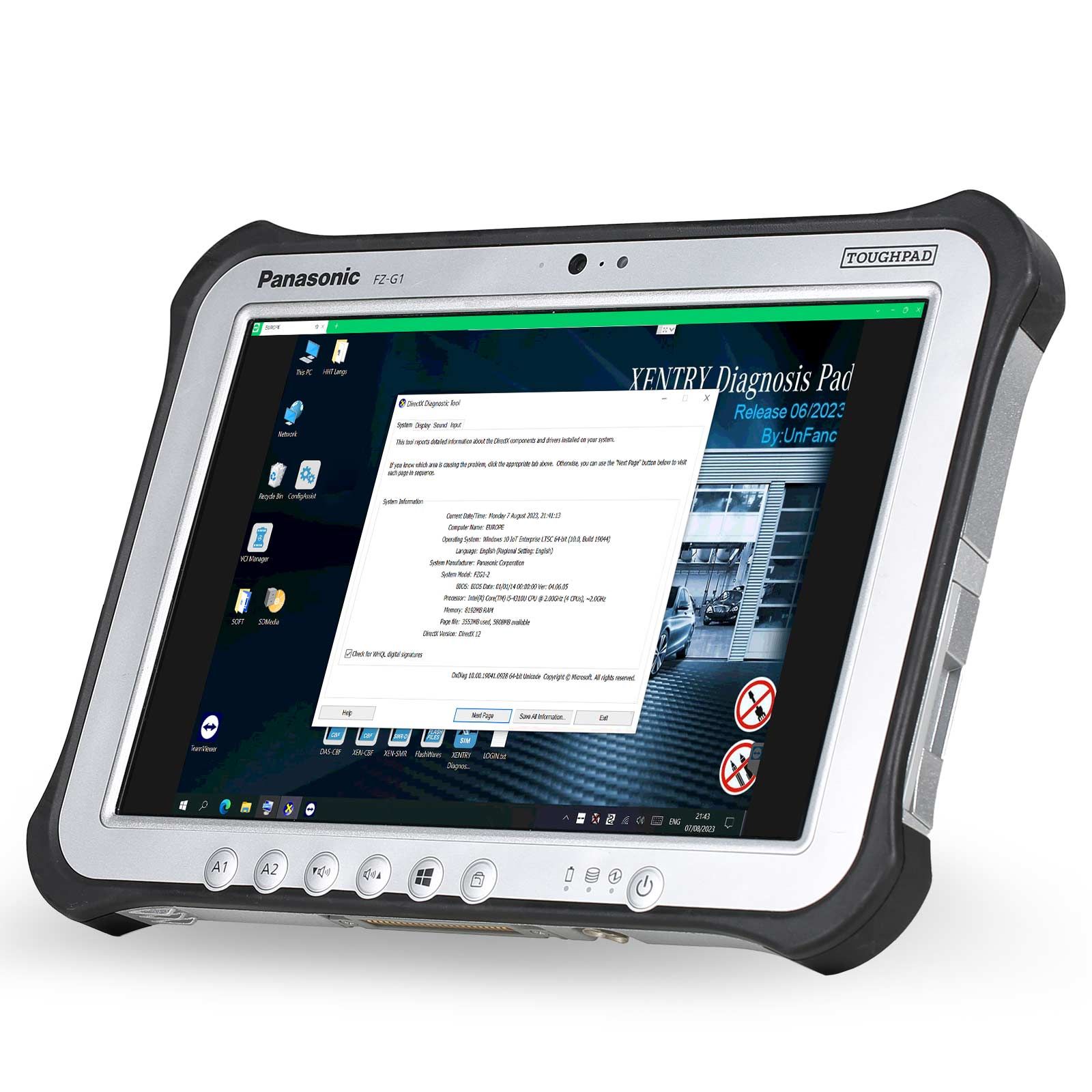 2025 Super MB Pro M6+ PRO Version complète BENZ & BMW 2 en 1 avec logiciel Plus Tablette Panasonic FZ-G1 I5 prête à utiliser