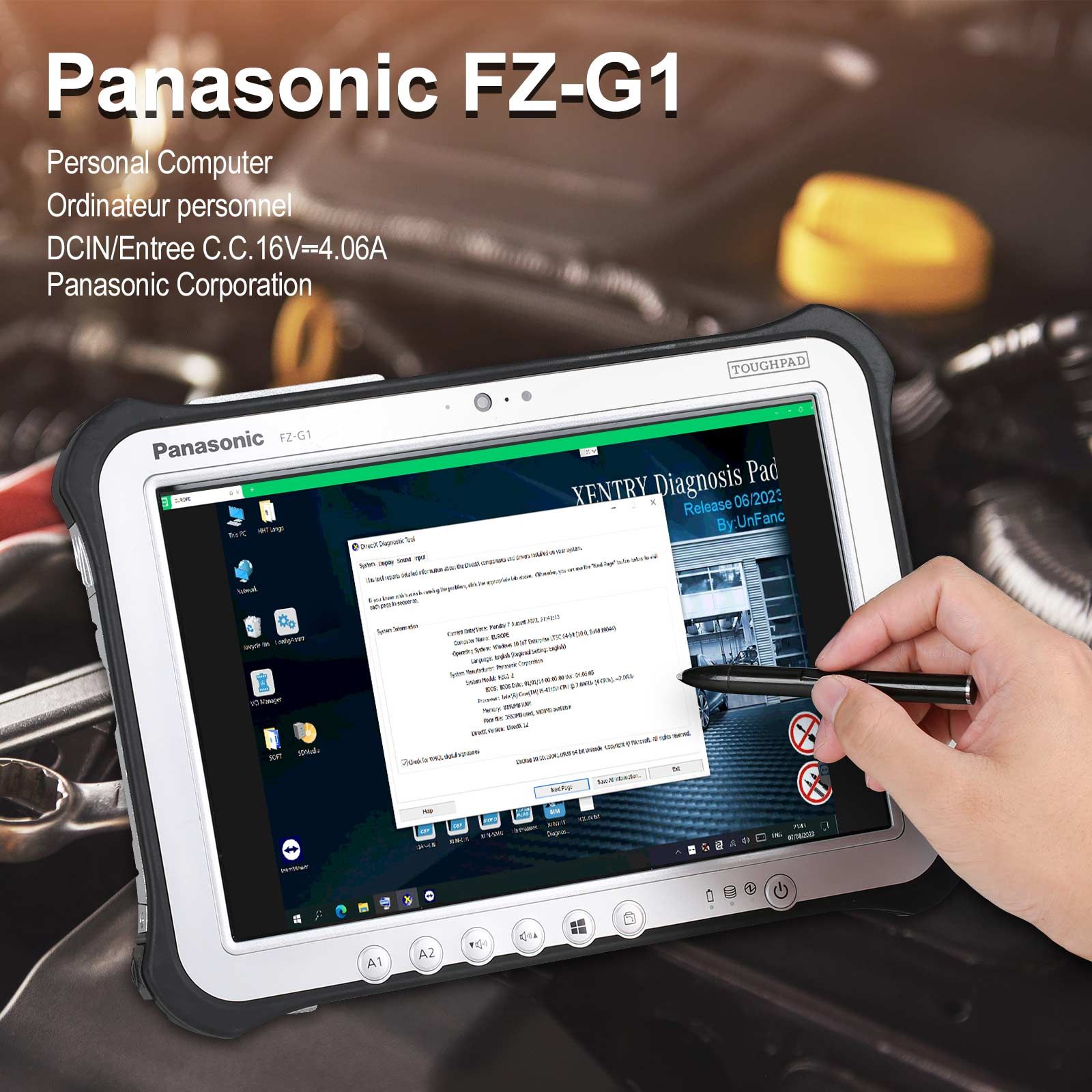 2025 Super MB Pro M6+ PRO Version complète BENZ & BMW 2 en 1 avec logiciel Plus Tablette Panasonic FZ-G1 I5 prête à utiliser